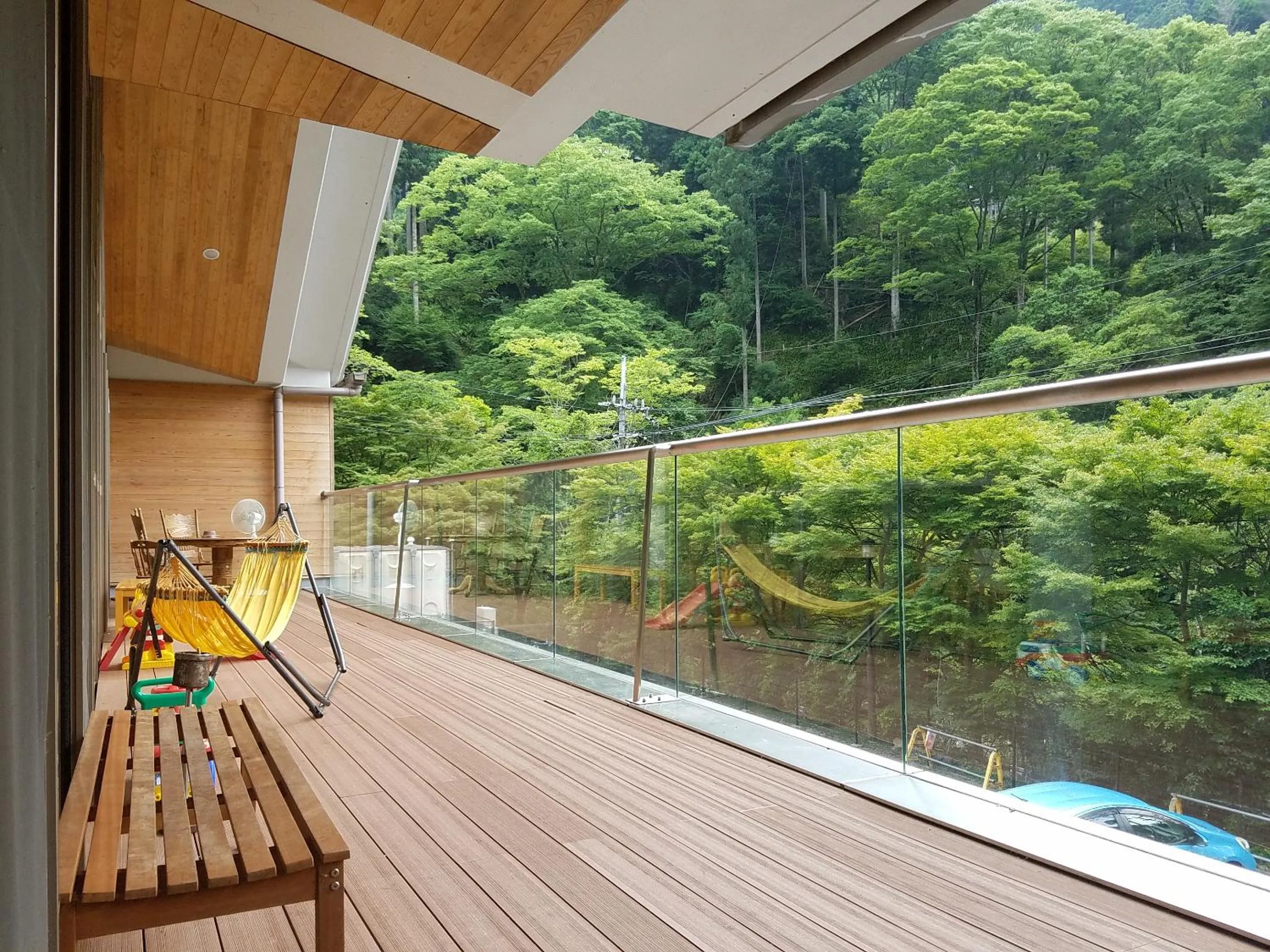 Balcony/Terrace in Yadori Onsen Iyashinoyu