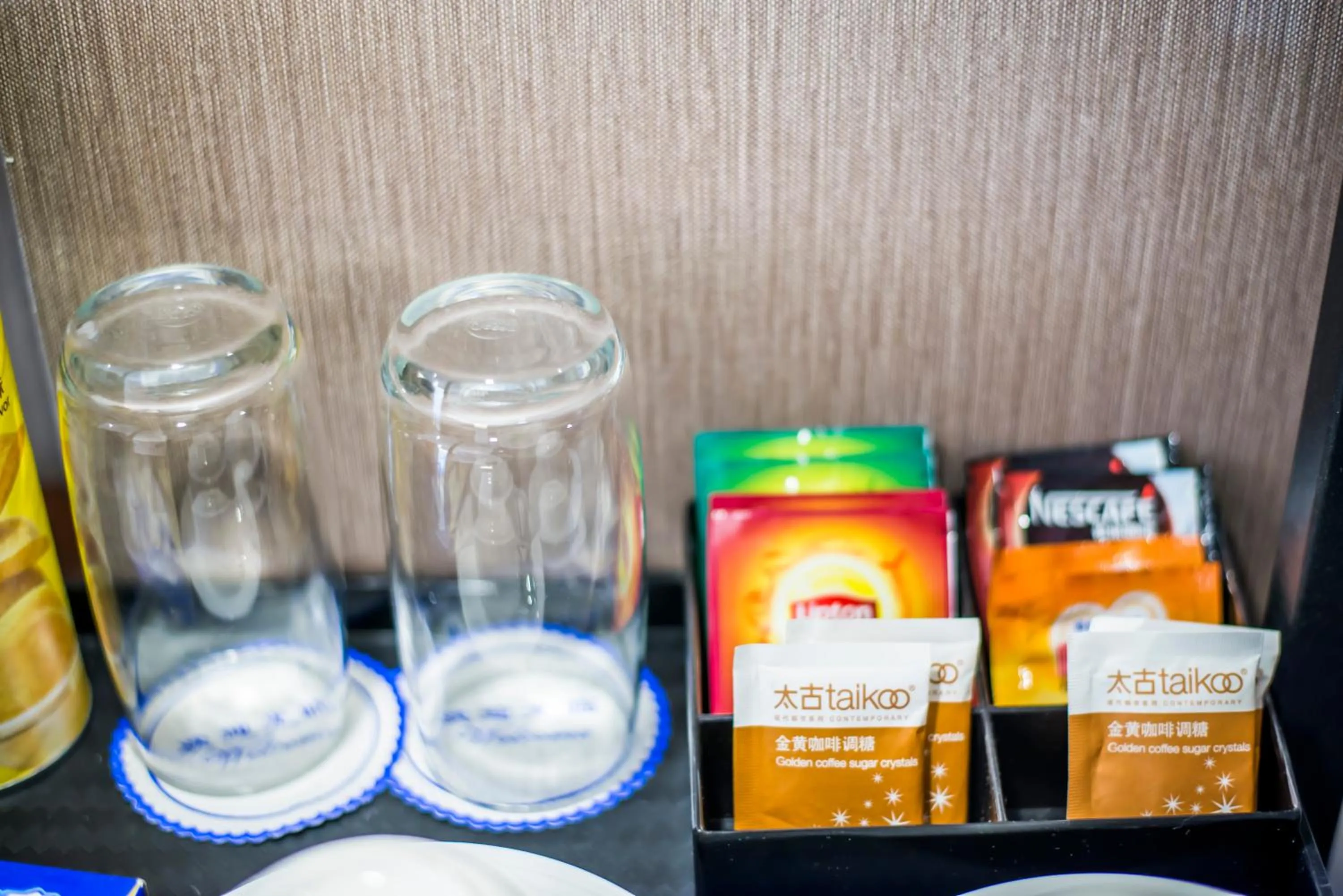 Coffee/tea facilities in Qingdao MG Hotel l Walking distance to the beach & railway station & St Michaels Cathedral