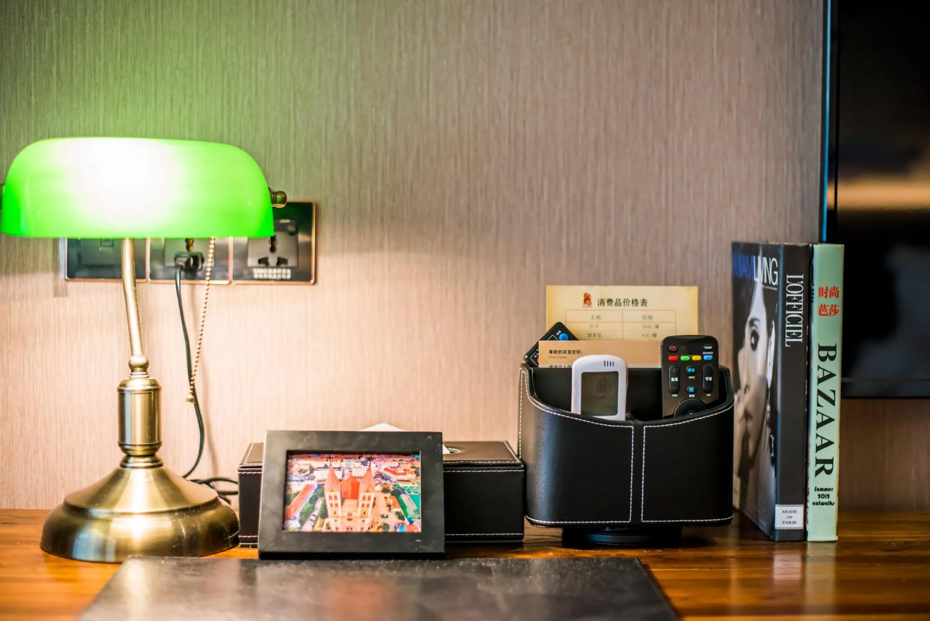 Decorative detail in Qingdao MG Hotel l Walking distance to the beach & railway station & St Michaels Cathedral