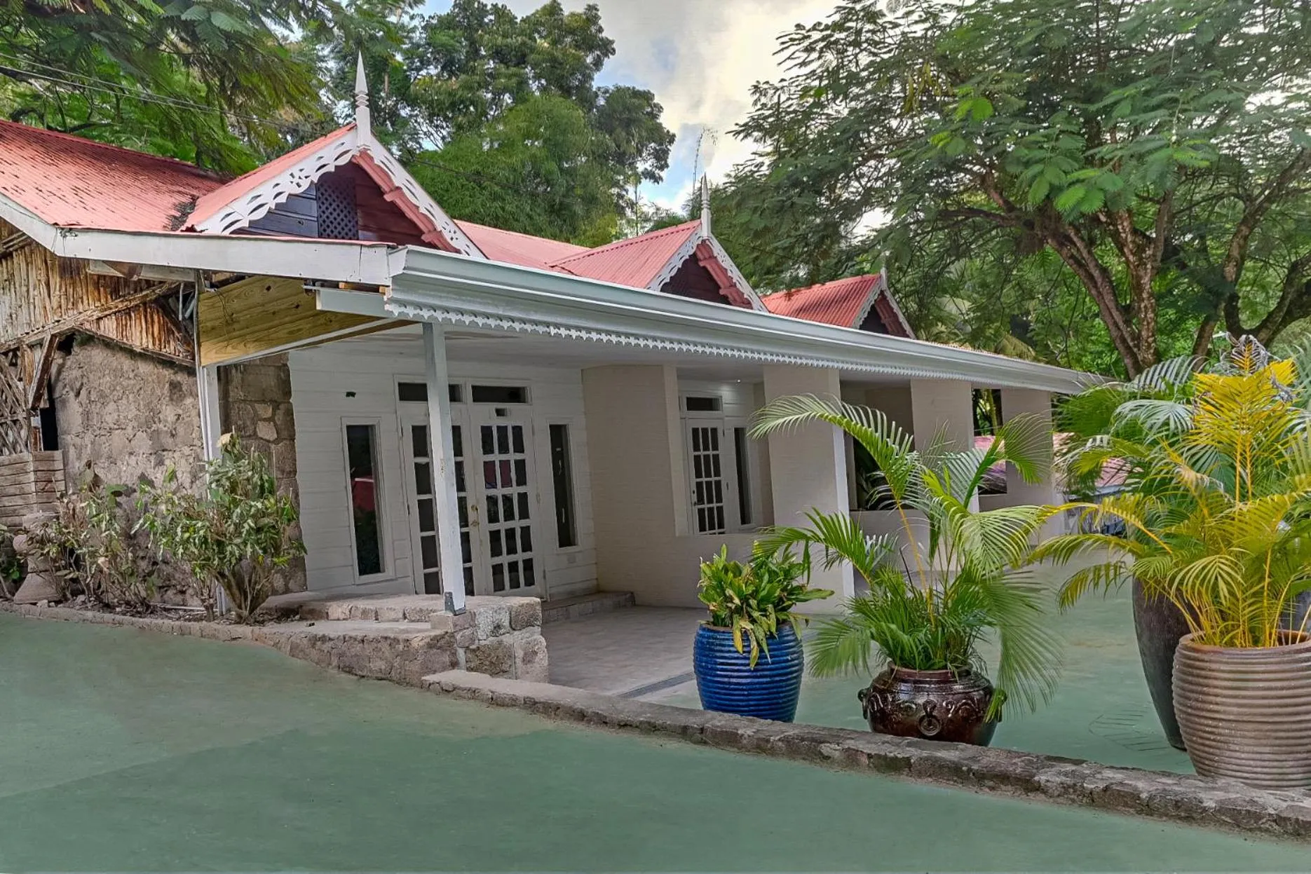 Garden in Fond Doux Eco Resort