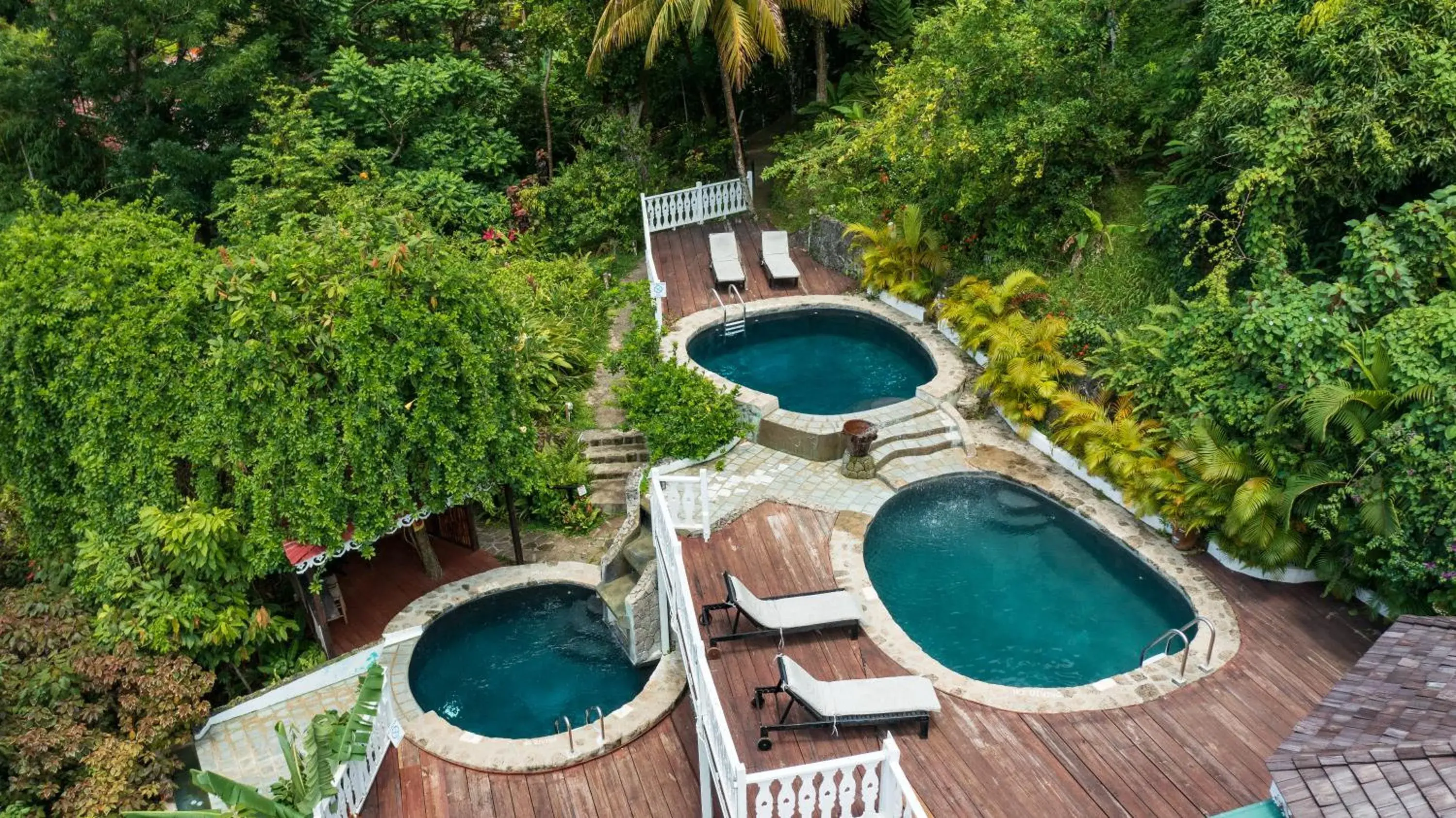 Swimming pool in Fond Doux Eco Resort Swimming pool in Fond Doux Eco Resort