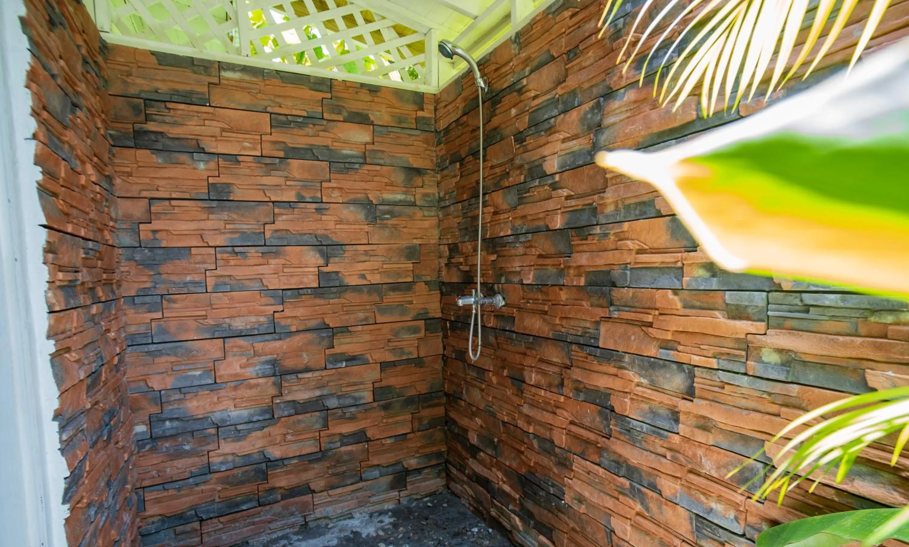 Shower in Fond Doux Eco Resort
