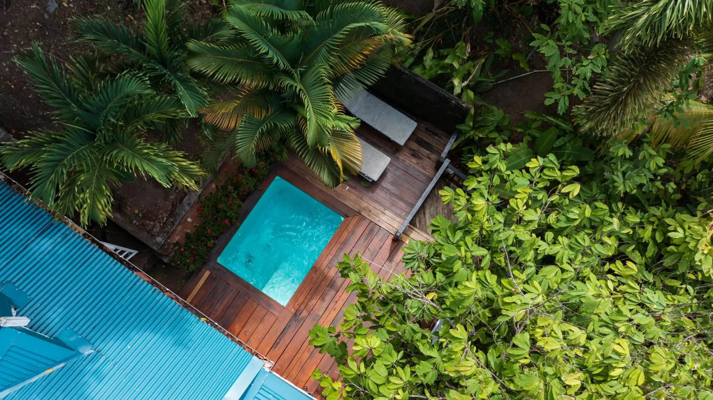 Swimming pool in Fond Doux Eco Resort Swimming pool in Fond Doux Eco Resort