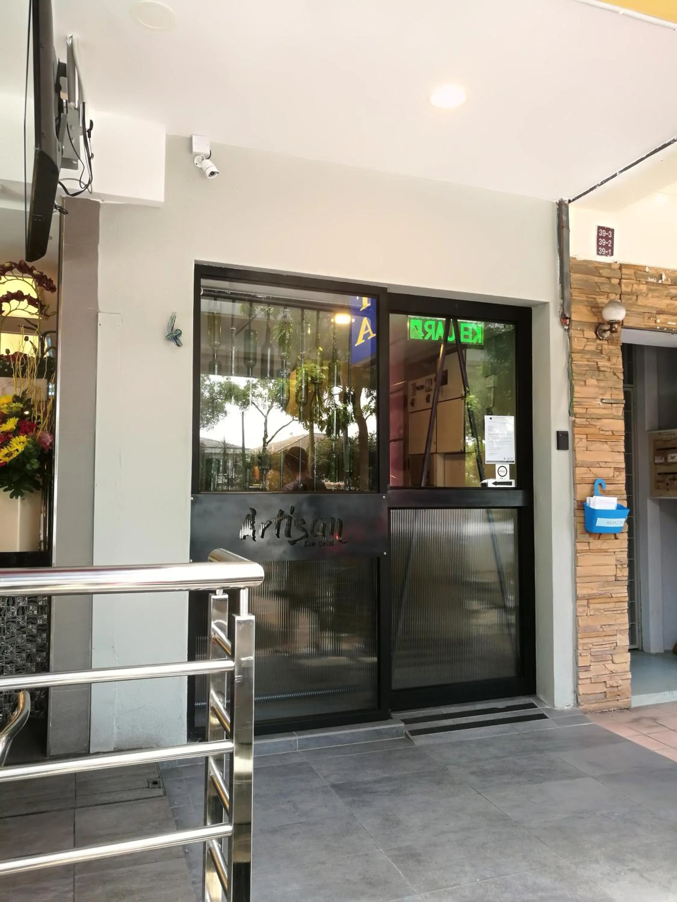 Facade/entrance in Artisan Eco Hotel