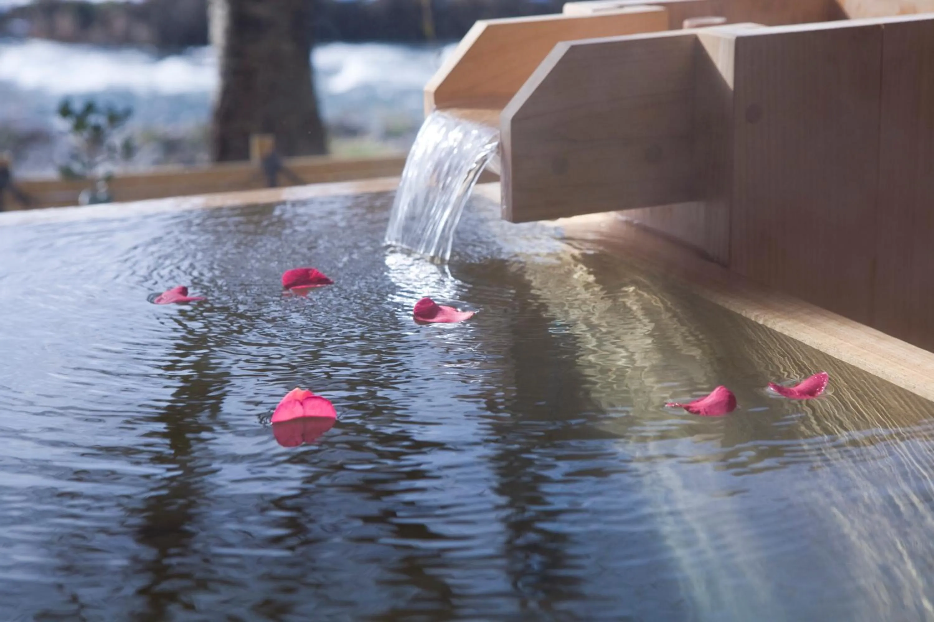 Hot Spring Bath in TAKITEI Riverside Onsen ーA Hidden Ryokan in Kanazawaー