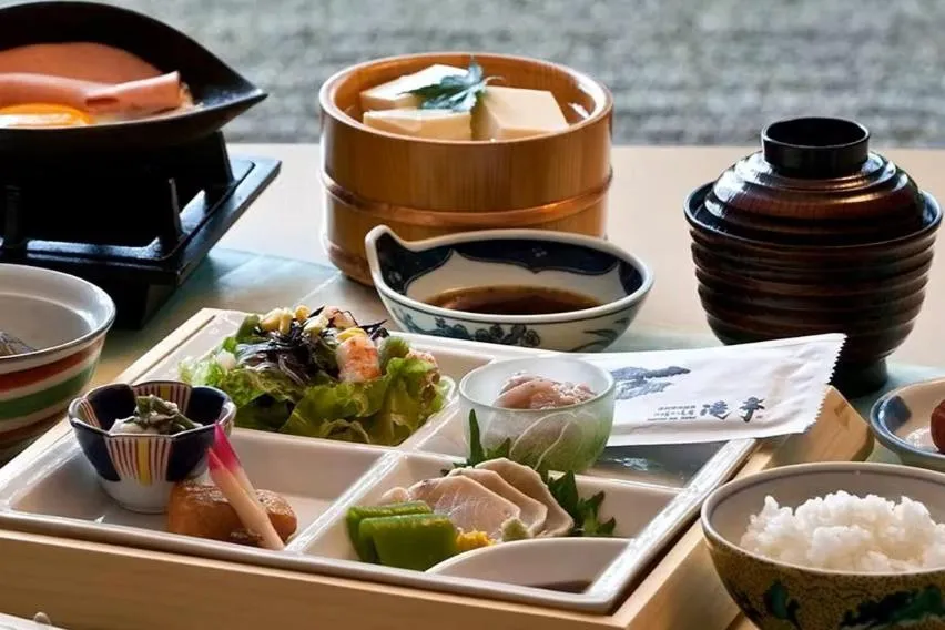 Breakfast in TAKITEI Riverside Onsen ーA Hidden Ryokan in Kanazawaー