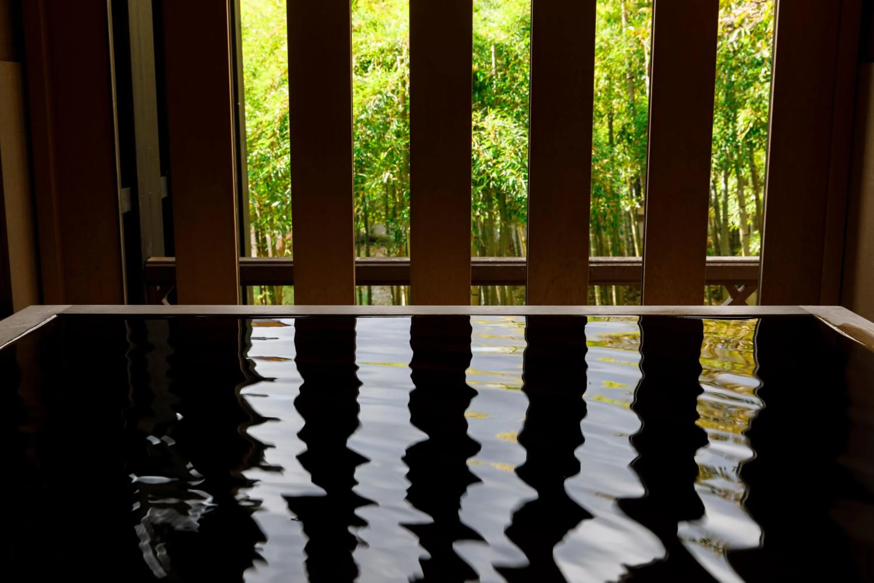 Hot Spring Bath in TAKITEI Riverside Onsen ーA Hidden Ryokan in Kanazawaー