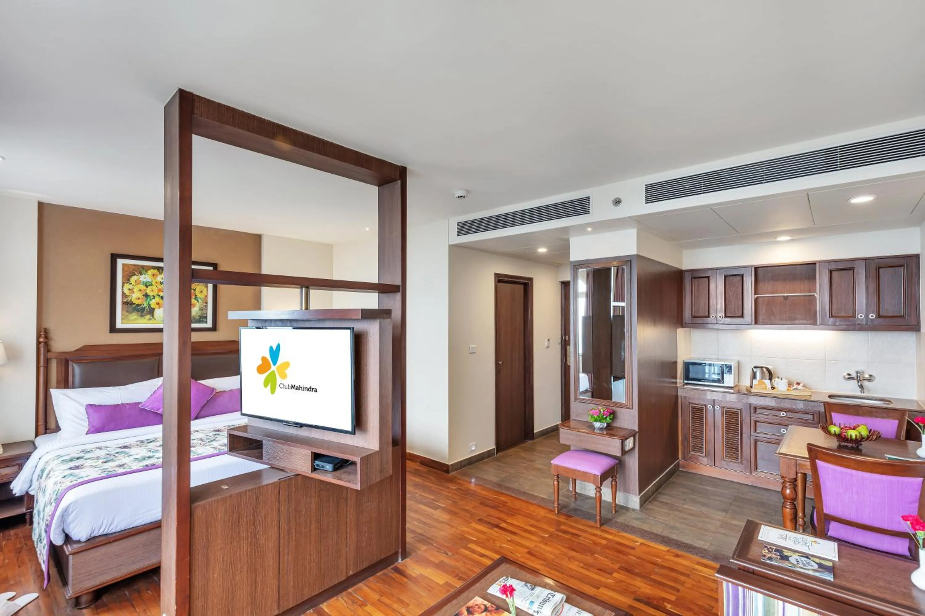 Bed in Club Mahindra Pristine Peaks Naldehra