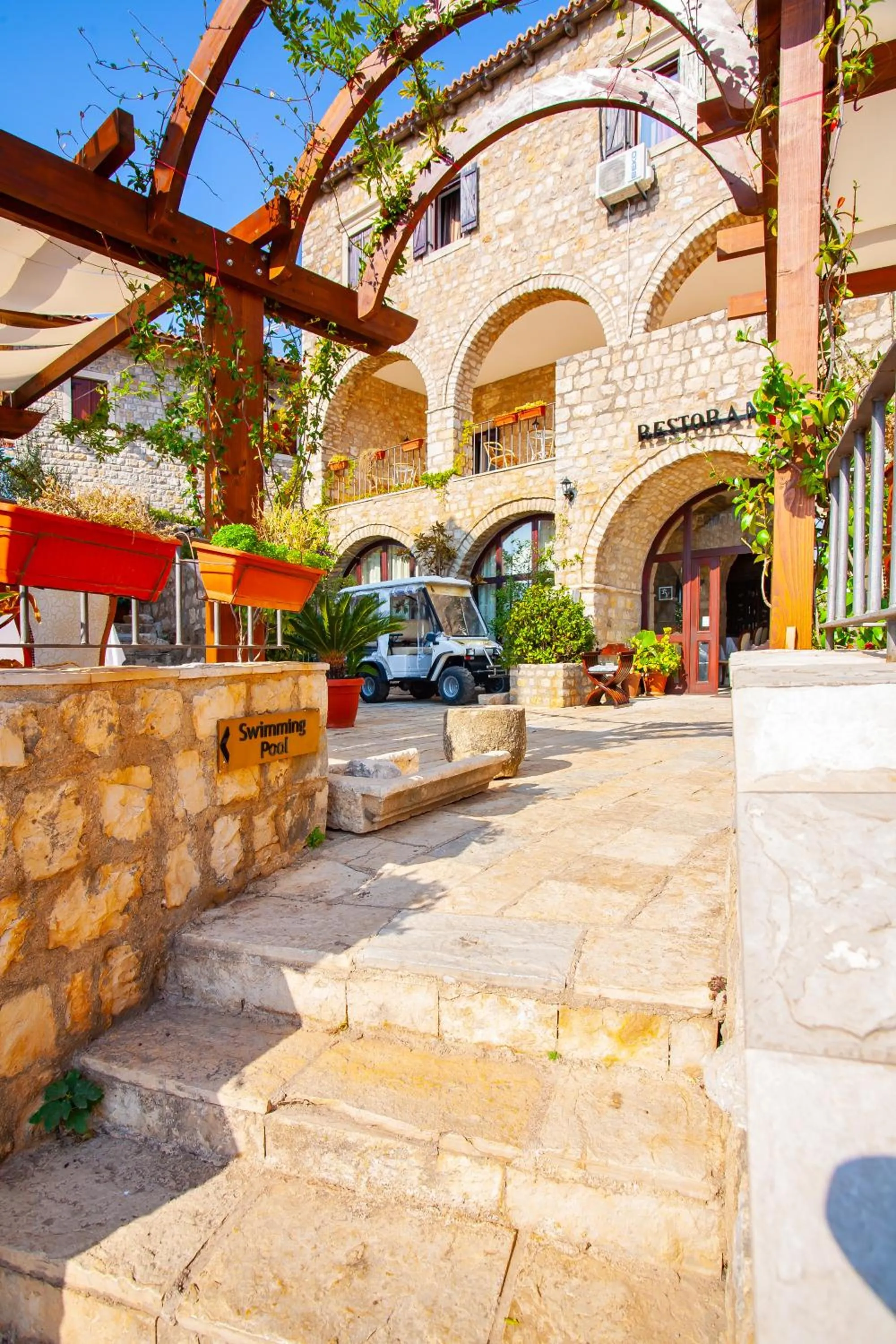 Patio in Hotel Palata Venezia