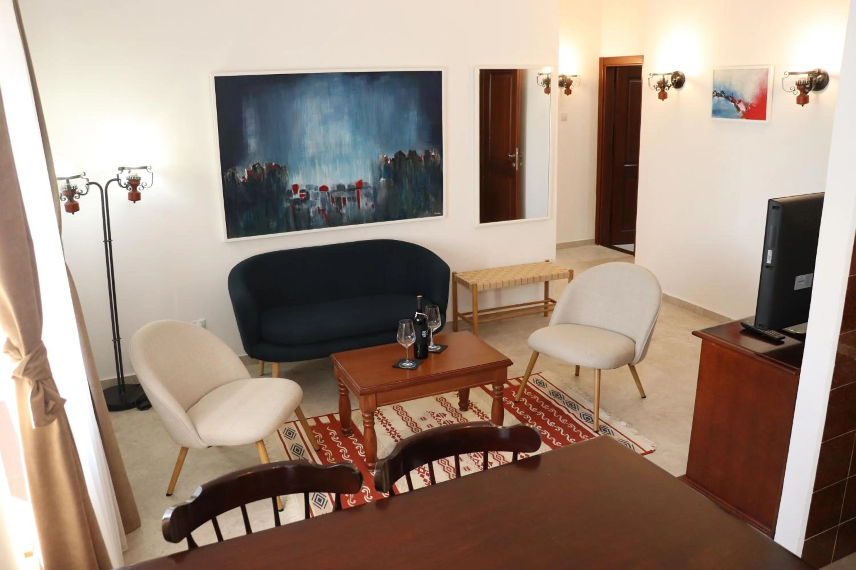 Communal lounge/ TV room in Hotel Palata Venezia