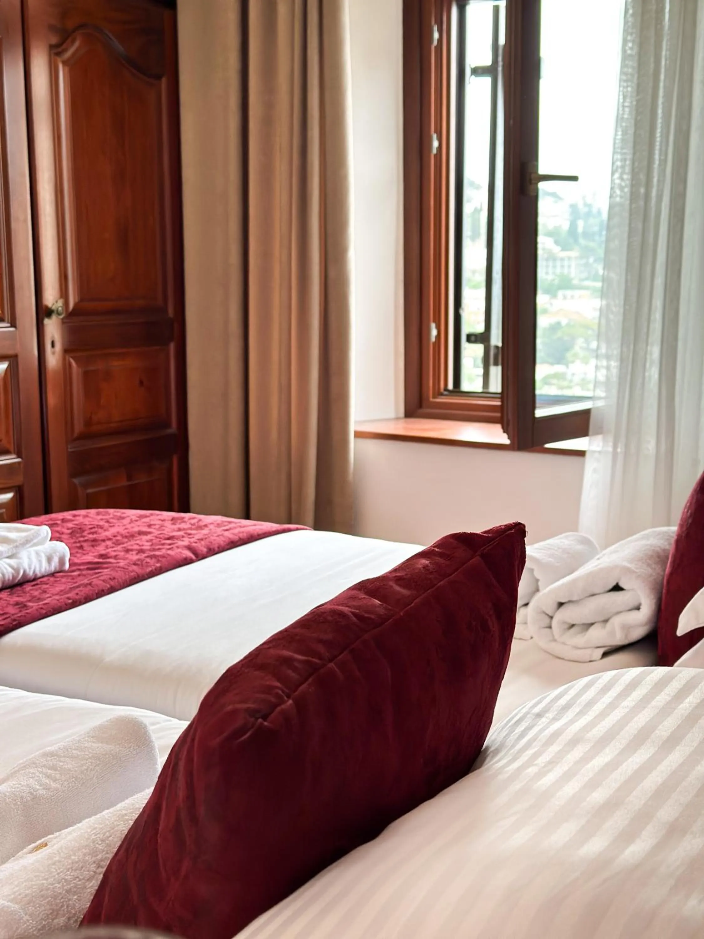 Bed in Hotel Palata Venezia