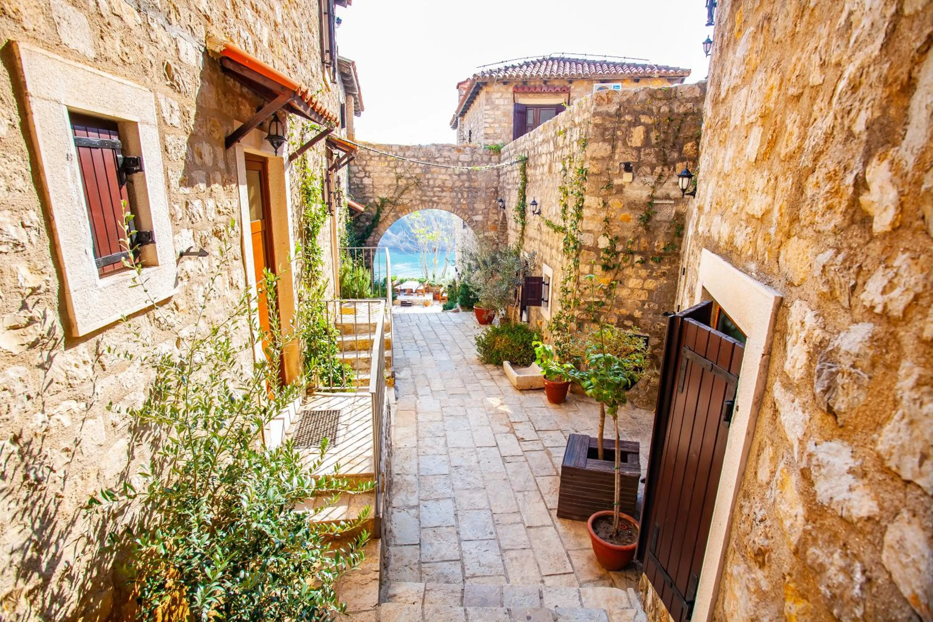 Patio in Hotel Palata Venezia