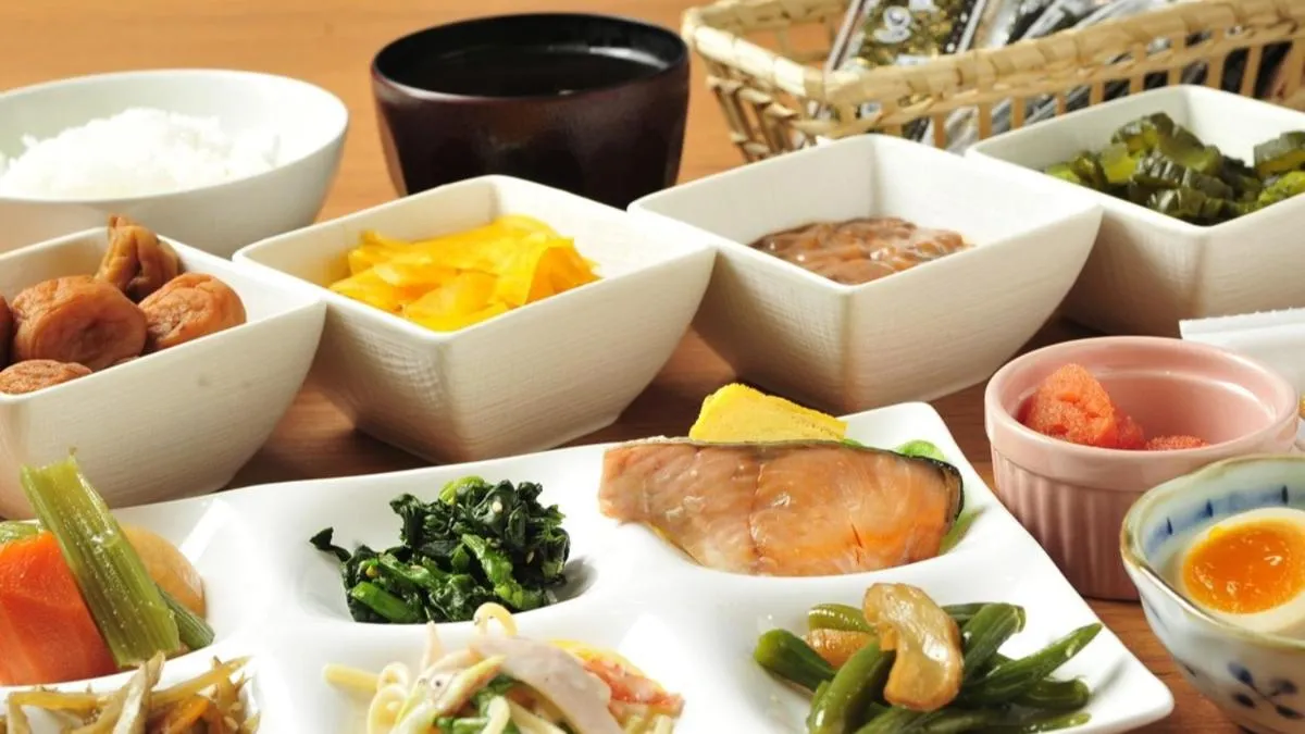 Breakfast in Hotel Paco Obihiro Ekimae