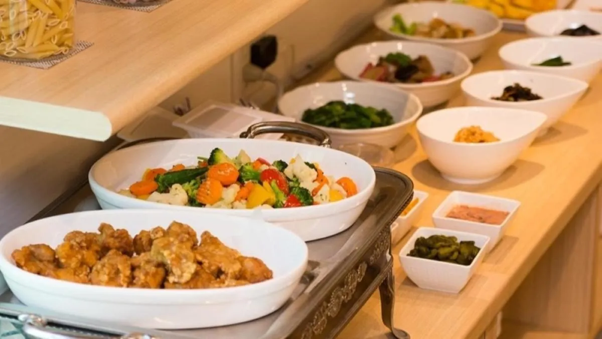 Breakfast in Hotel Paco Obihiro Ekimae