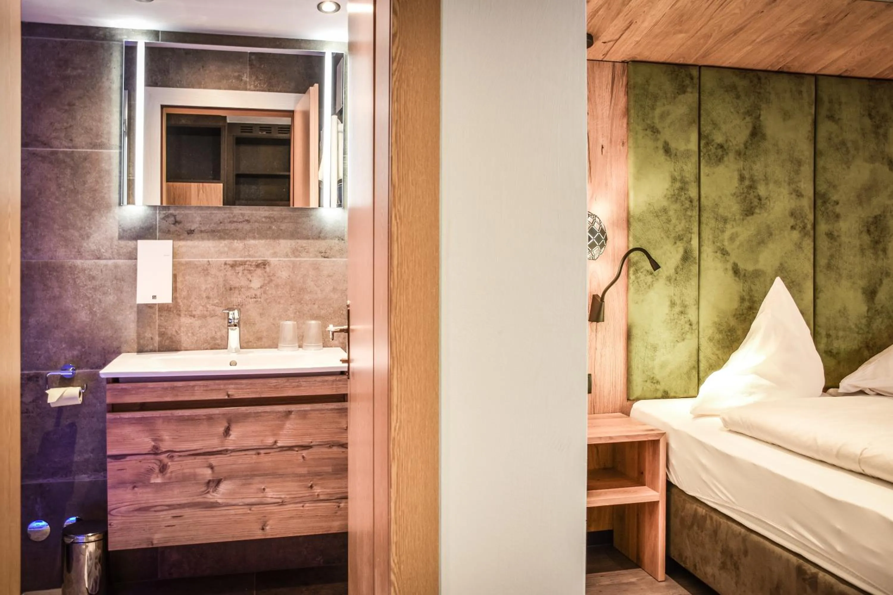 Bed in Hotel Grieserhof