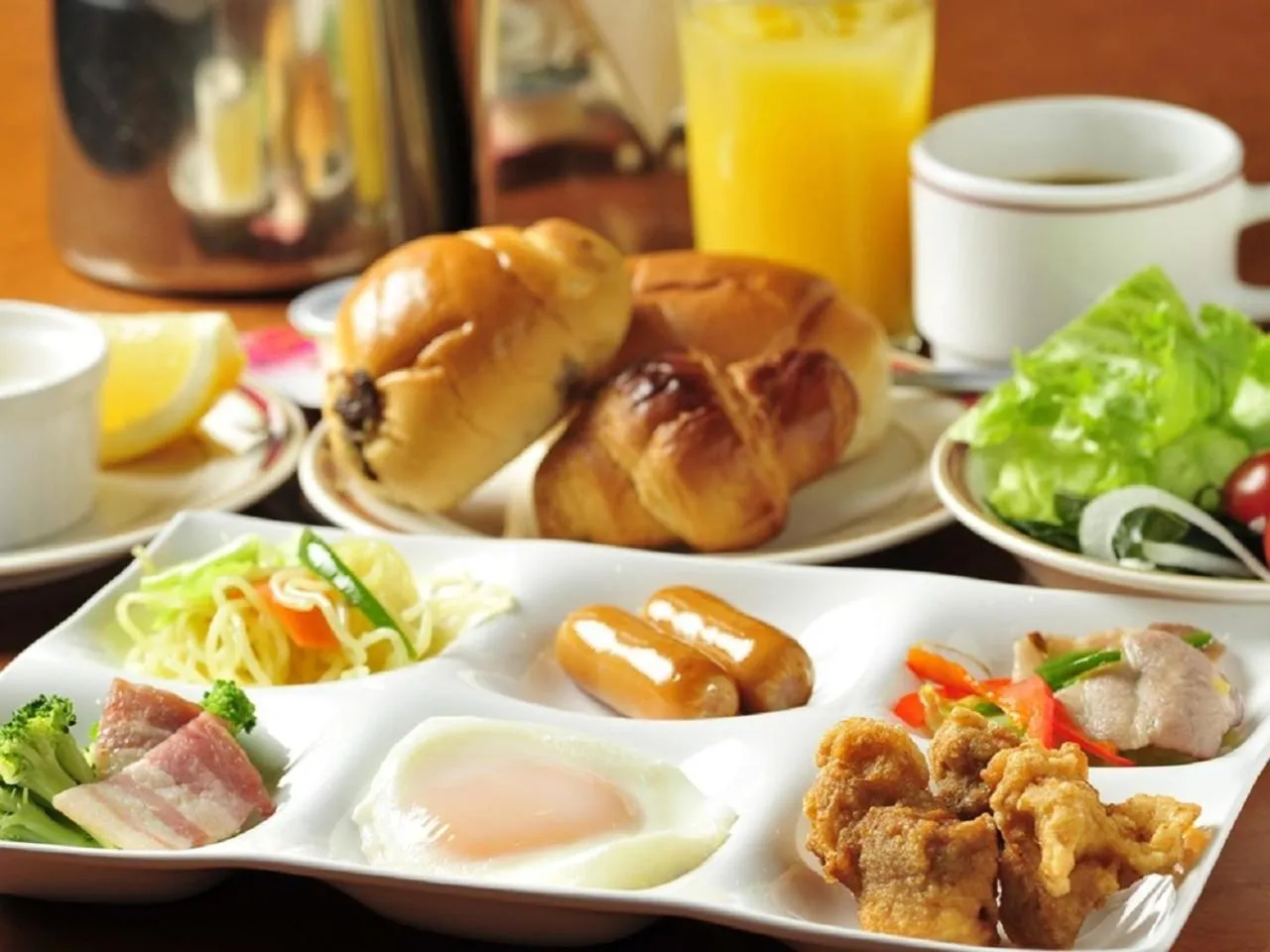 Breakfast in Hotel Paco Obihiro Chuo