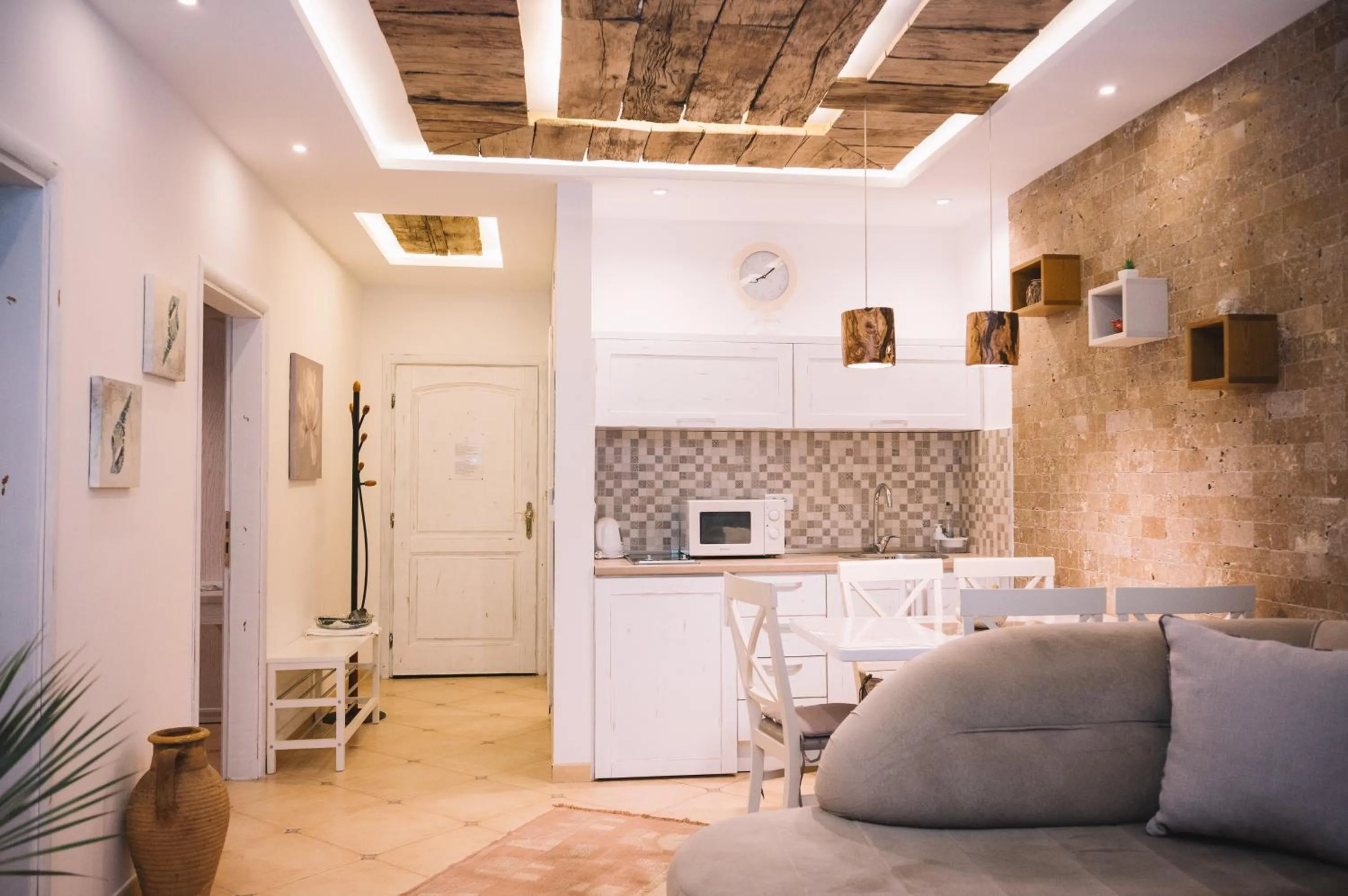Kitchen or kitchenette in Apartments Bazar