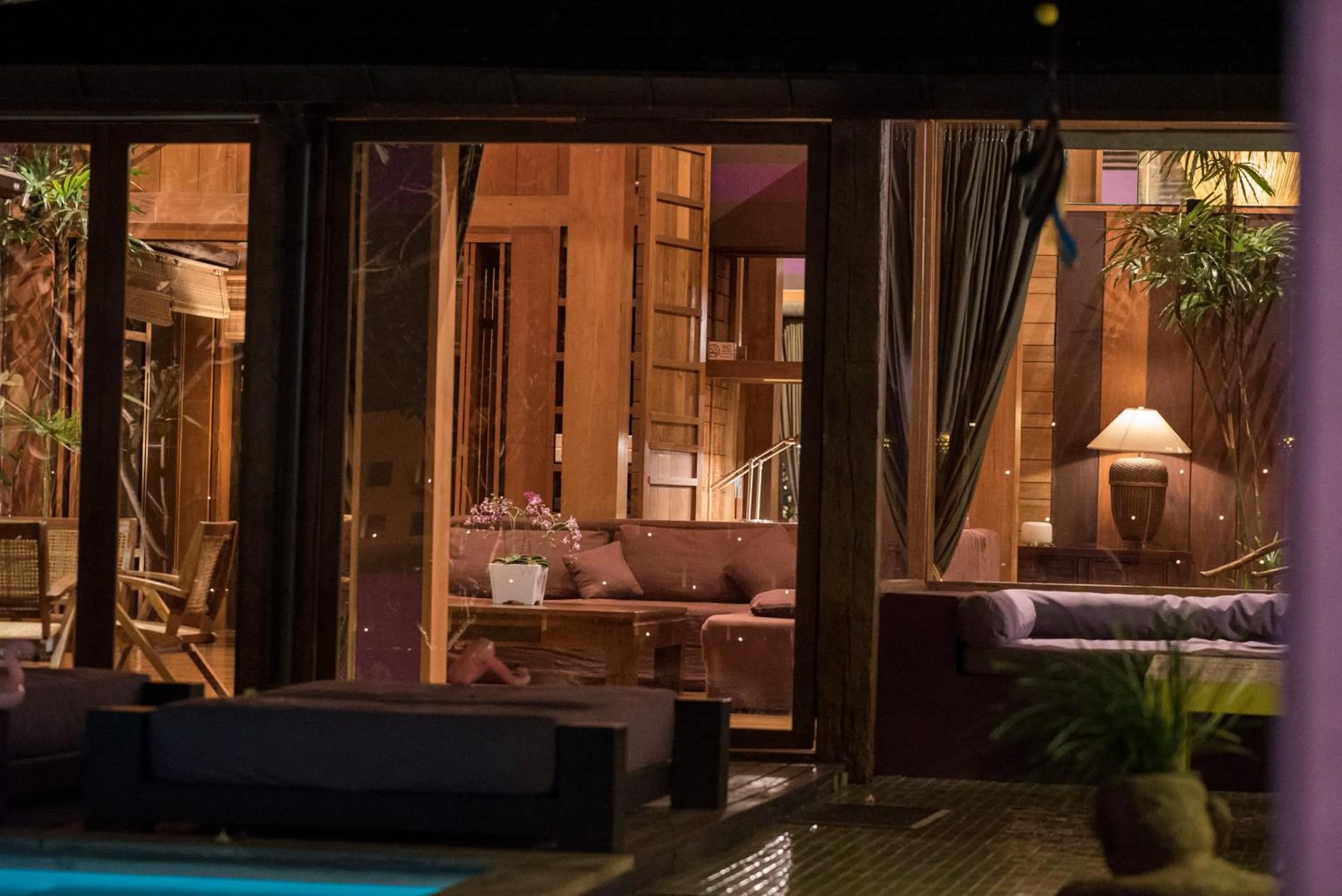 Pool view in Chandra Residence