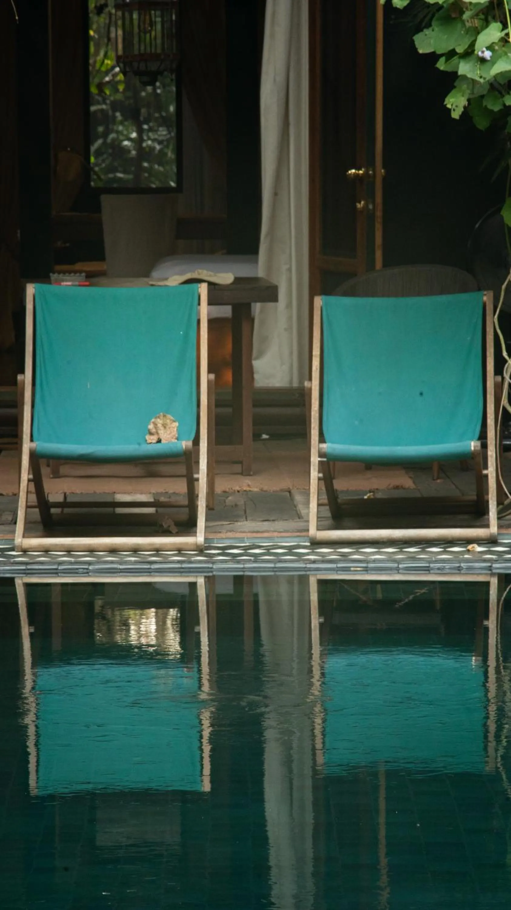 Seating area in Chandra Residence