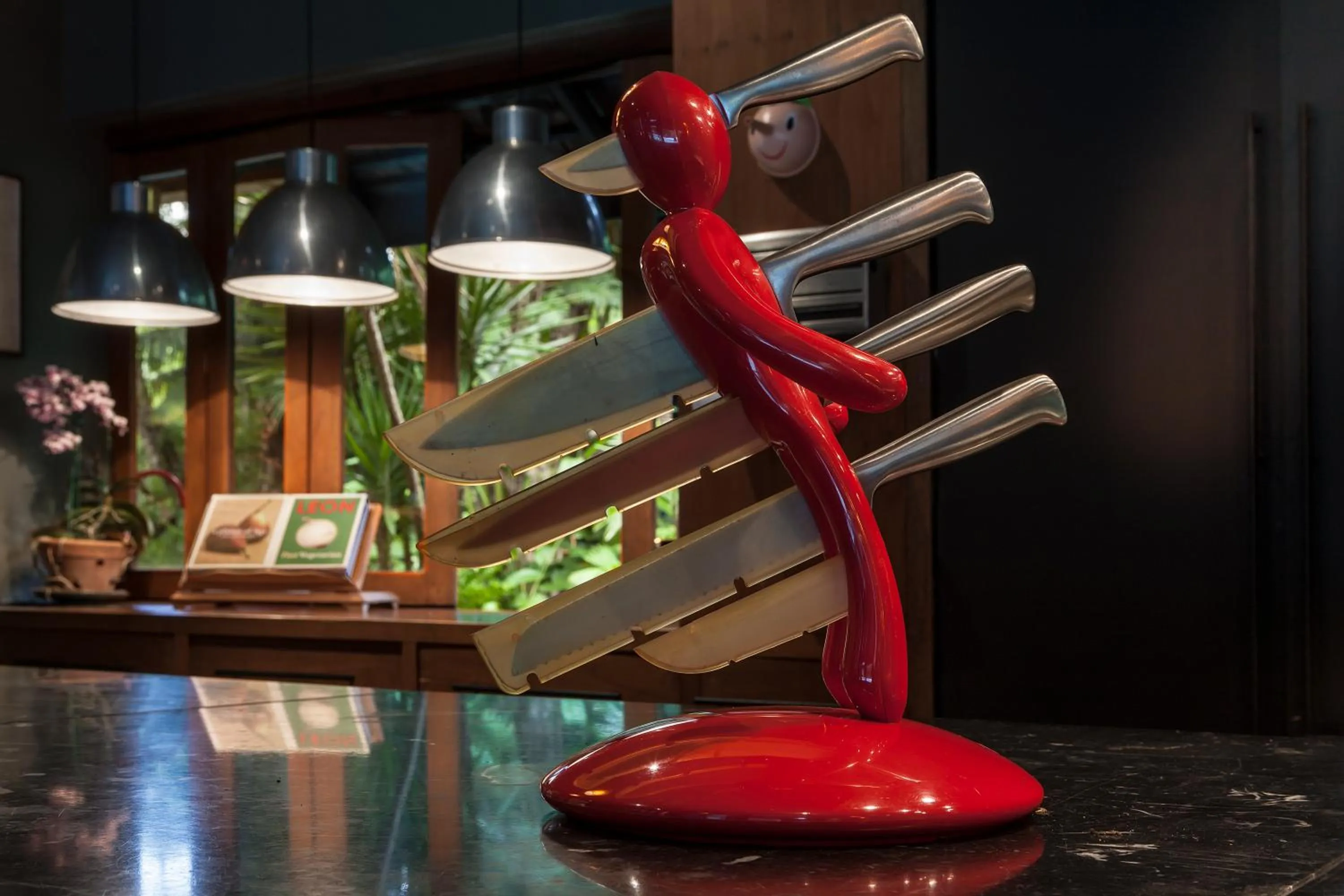 Decorative detail in Chandra Residence