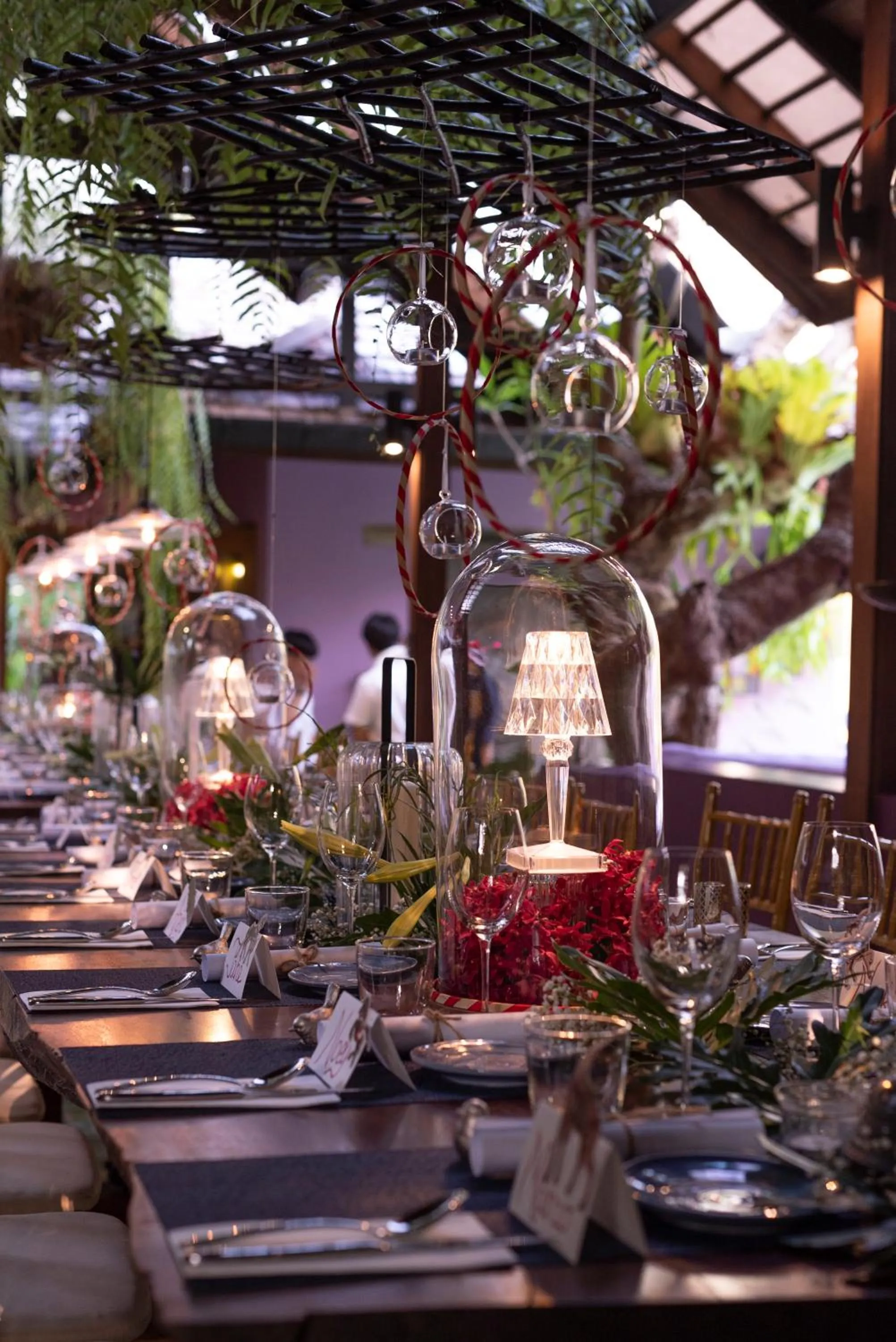 Dining area in Chandra Residence