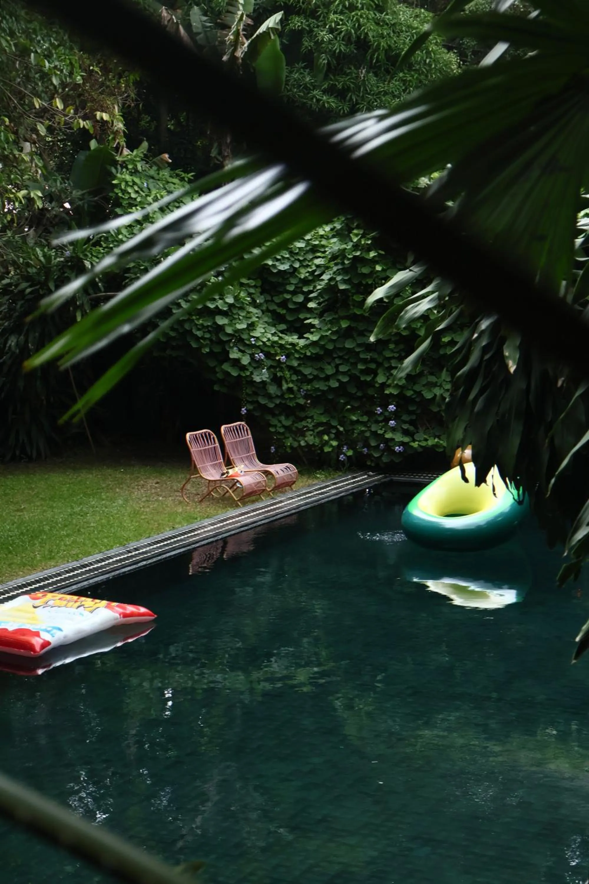 Swimming pool in Chandra Residence