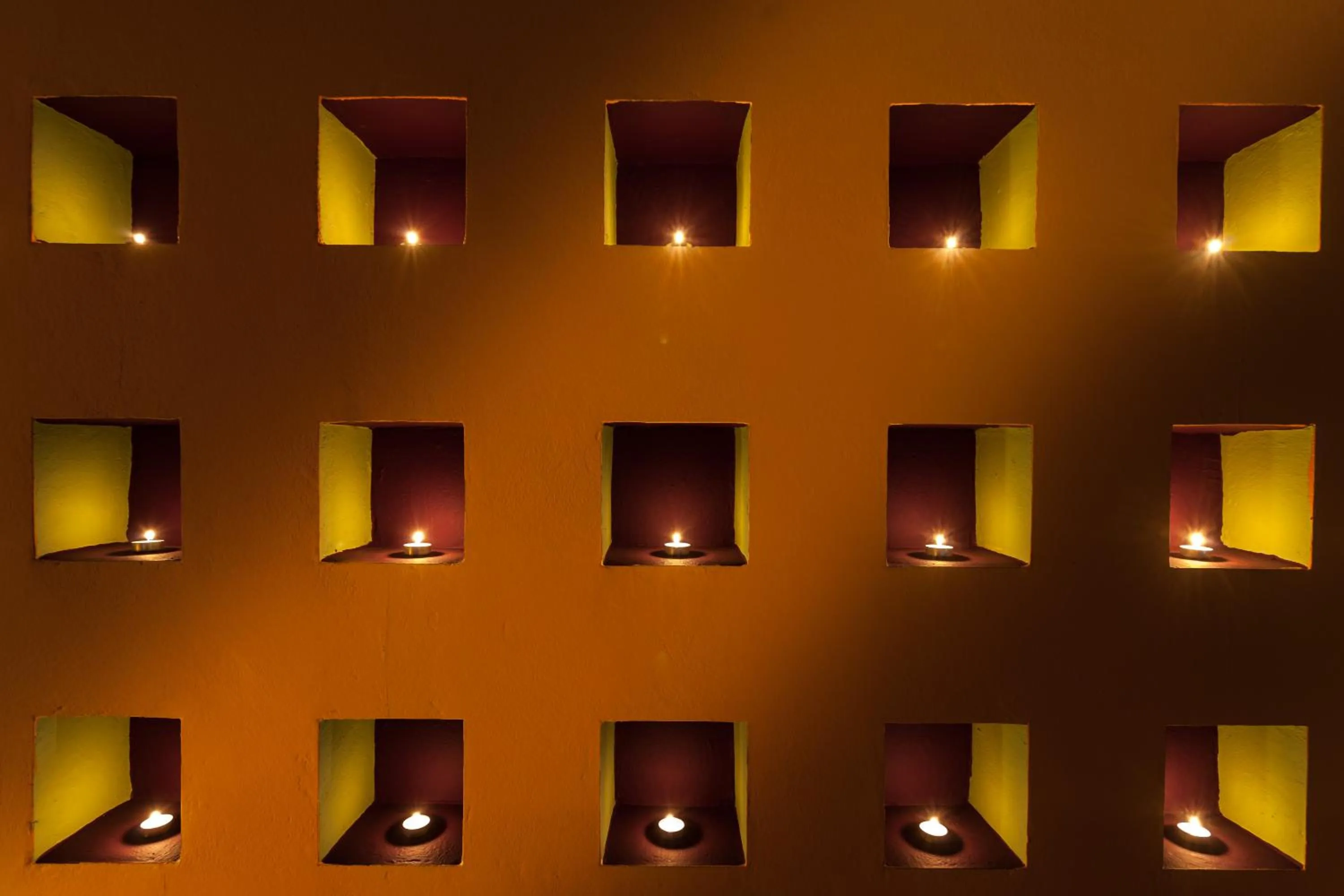 Decorative detail in Chandra Residence