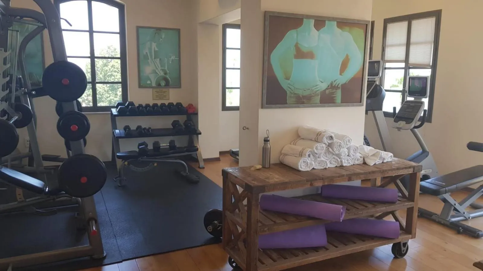 Fitness centre/facilities in The Scots Hotel