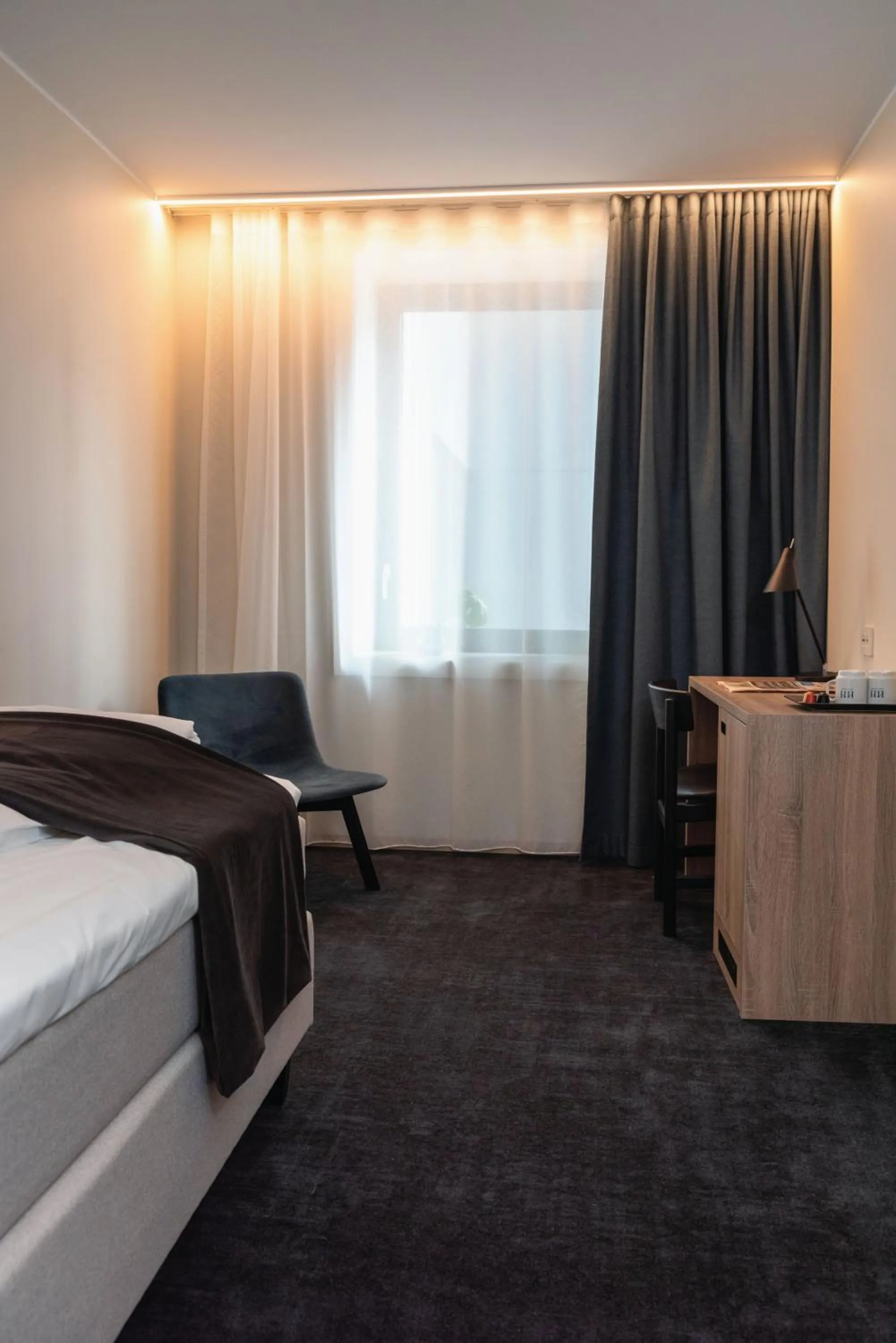 Bed in Thon Partner Hotel Norge