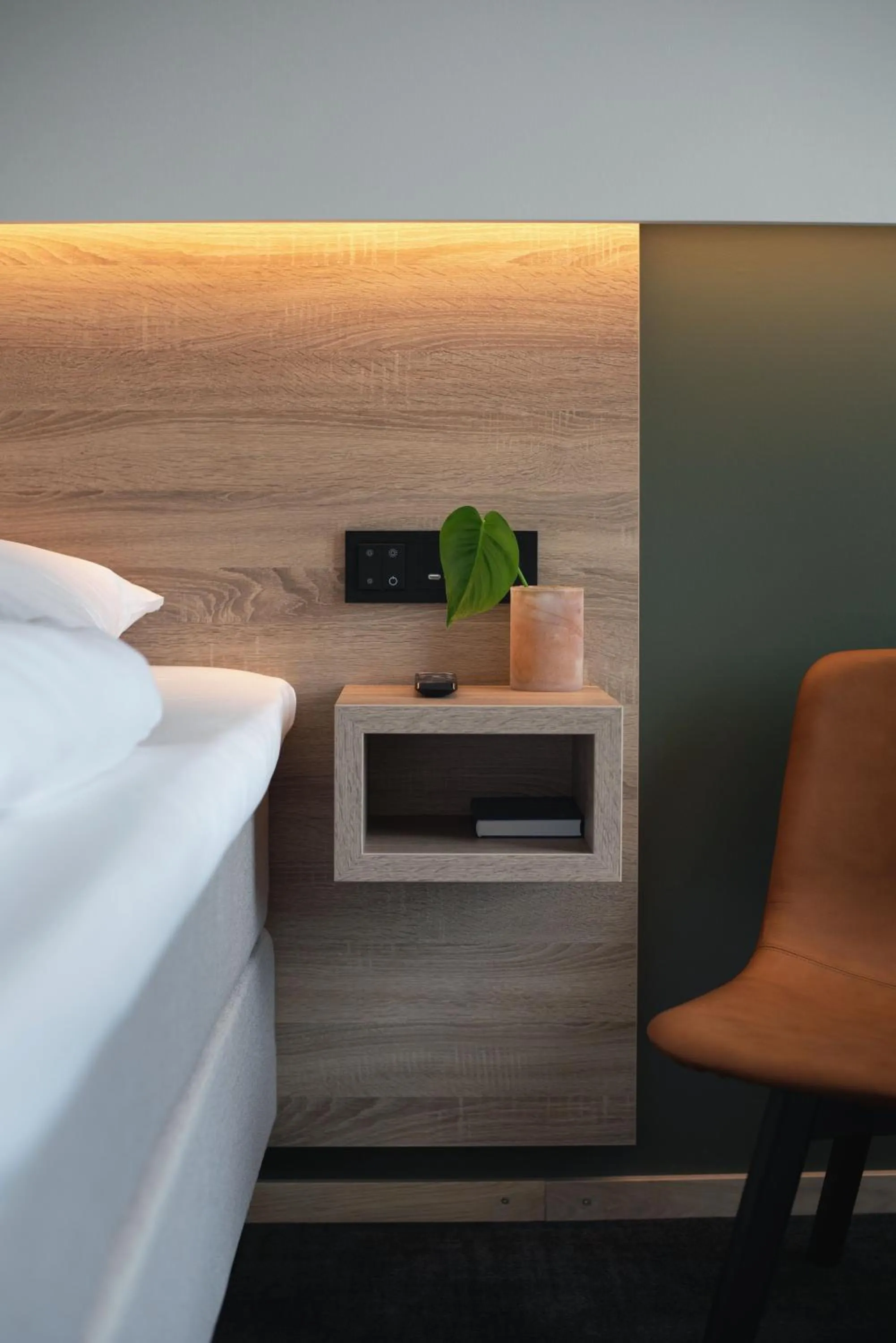 Bed in Thon Partner Hotel Norge