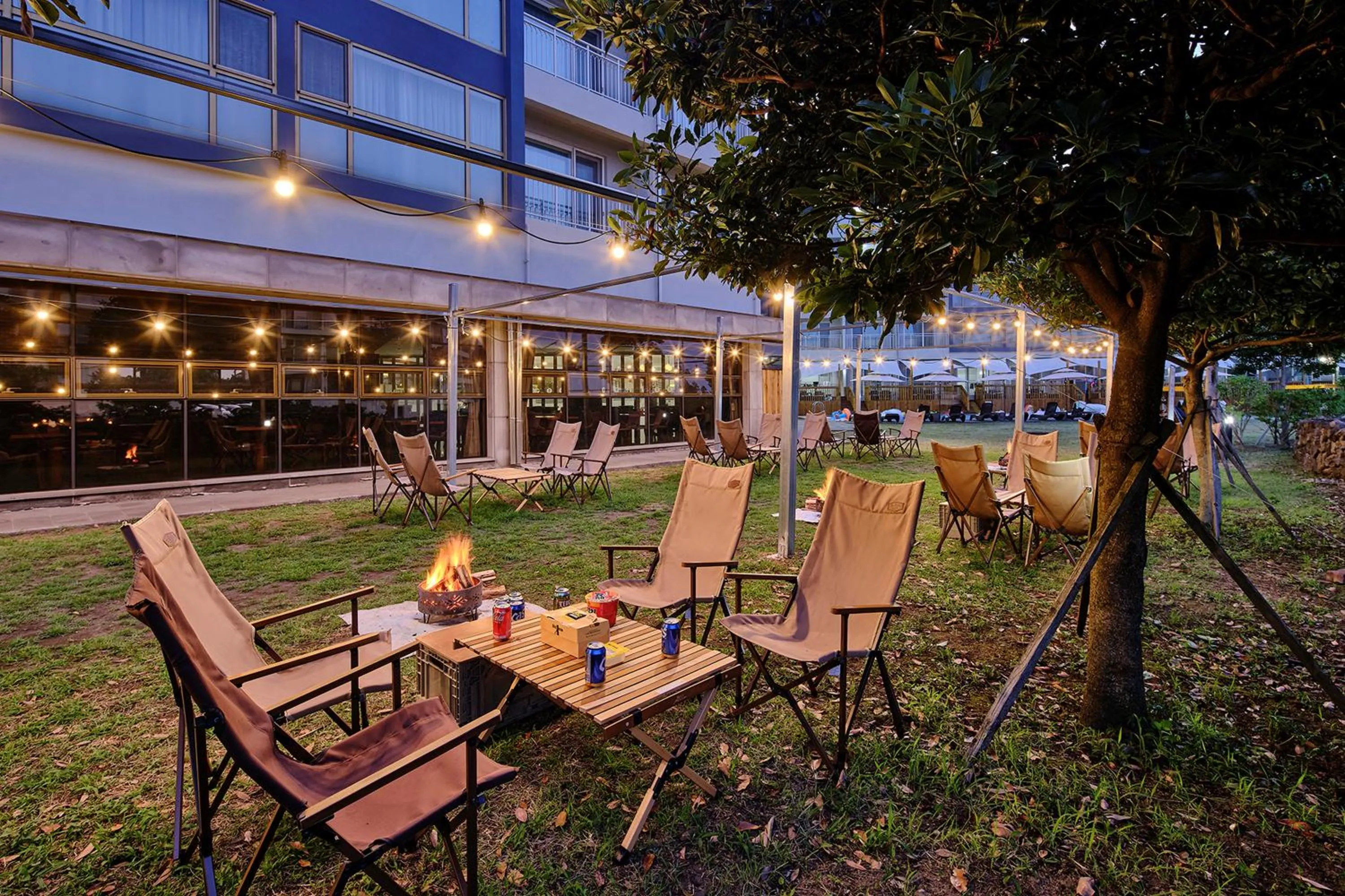 Garden in Shin Shin Hotel Jeju City