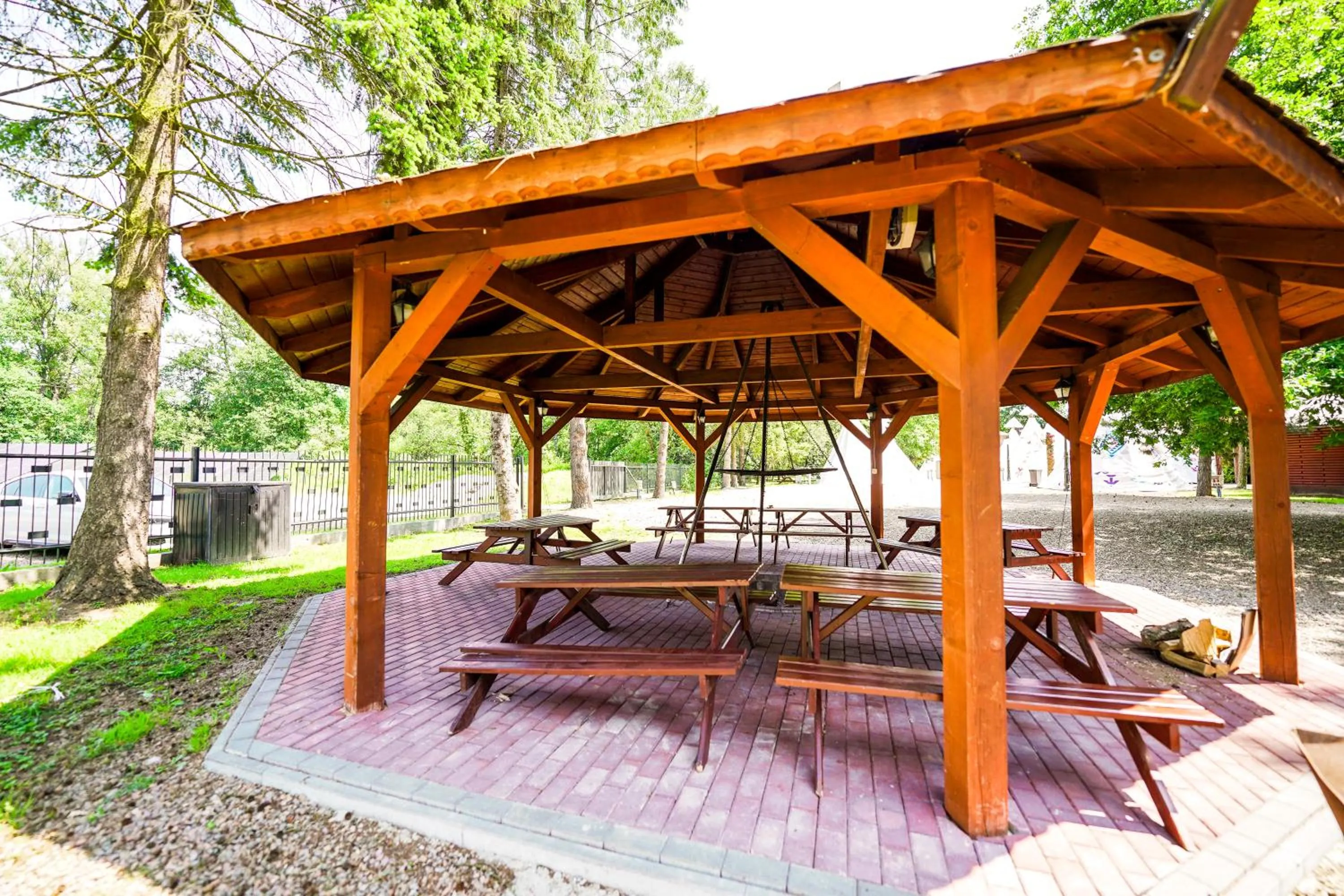Patio in River Park Zator SPA RESORT
