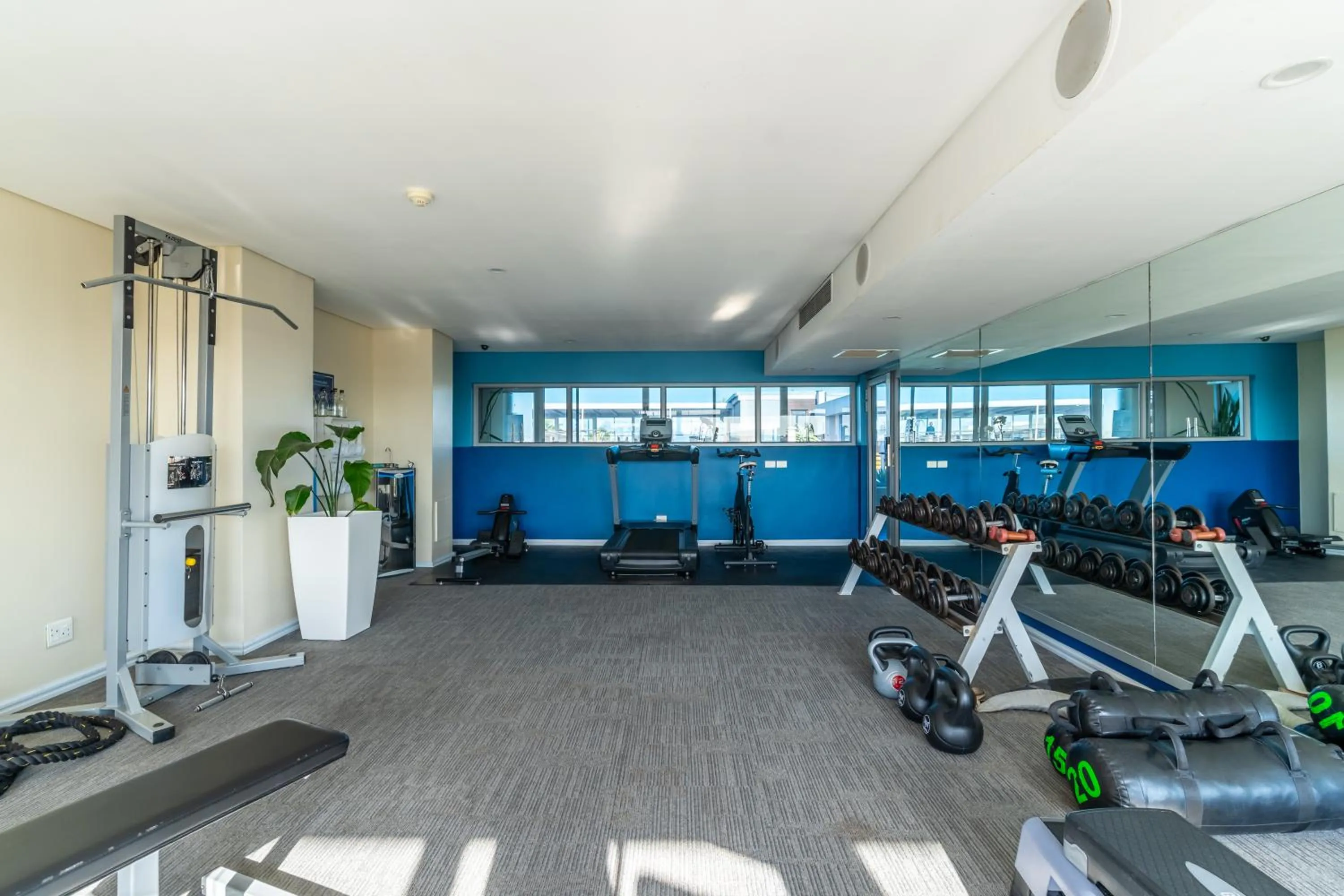 Fitness centre/facilities in Lagoon Beach Hotel Apartments