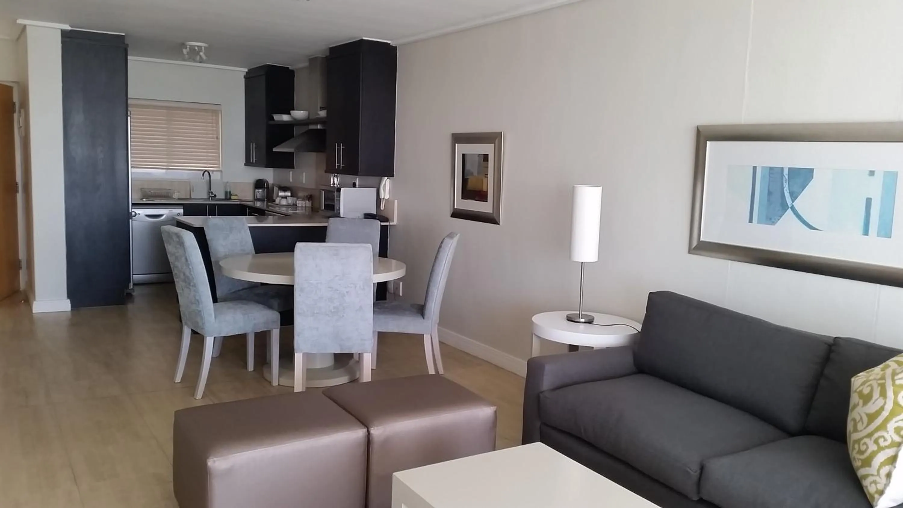 Kitchen or kitchenette in Lagoon Beach Hotel Apartments
