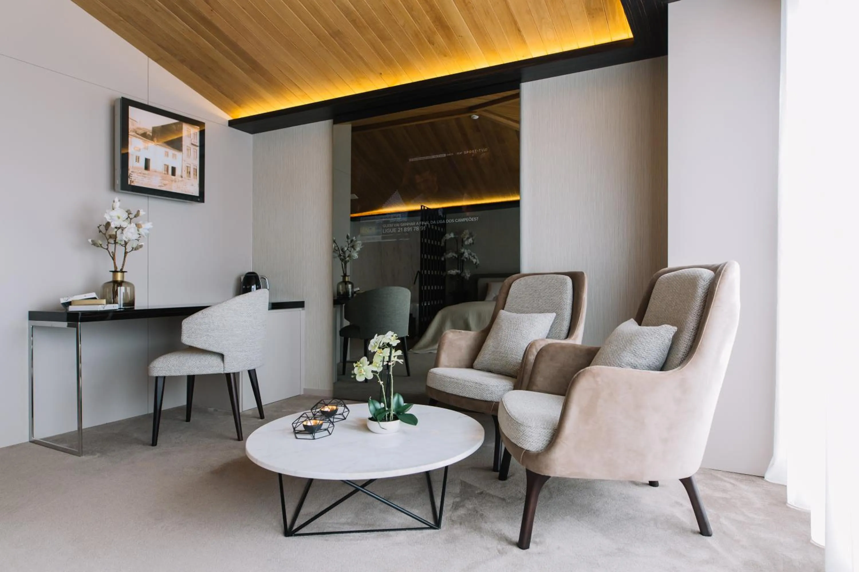Living room in Casa do Rio charm suites