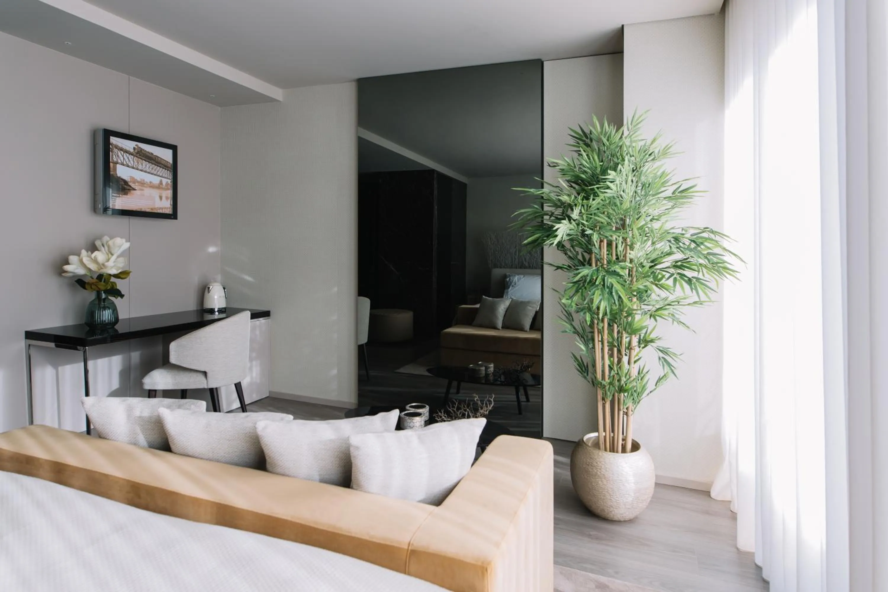 Living room in Casa do Rio charm suites