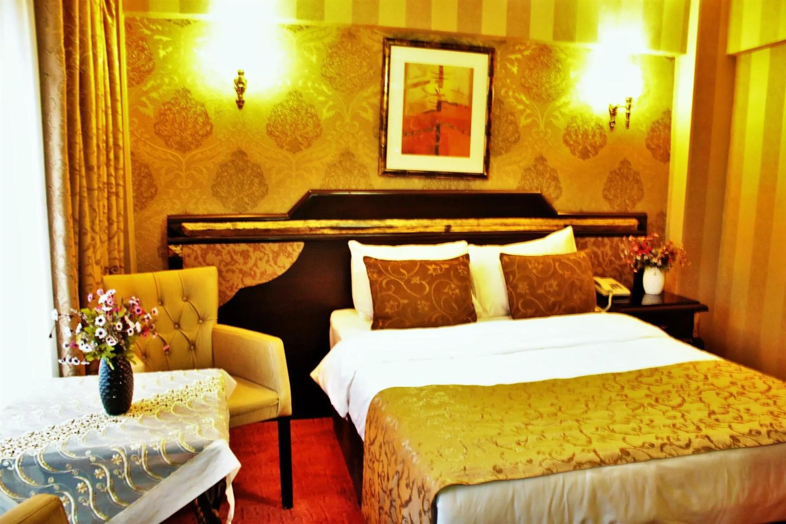 Bed in Sultanahmet Park Hotel