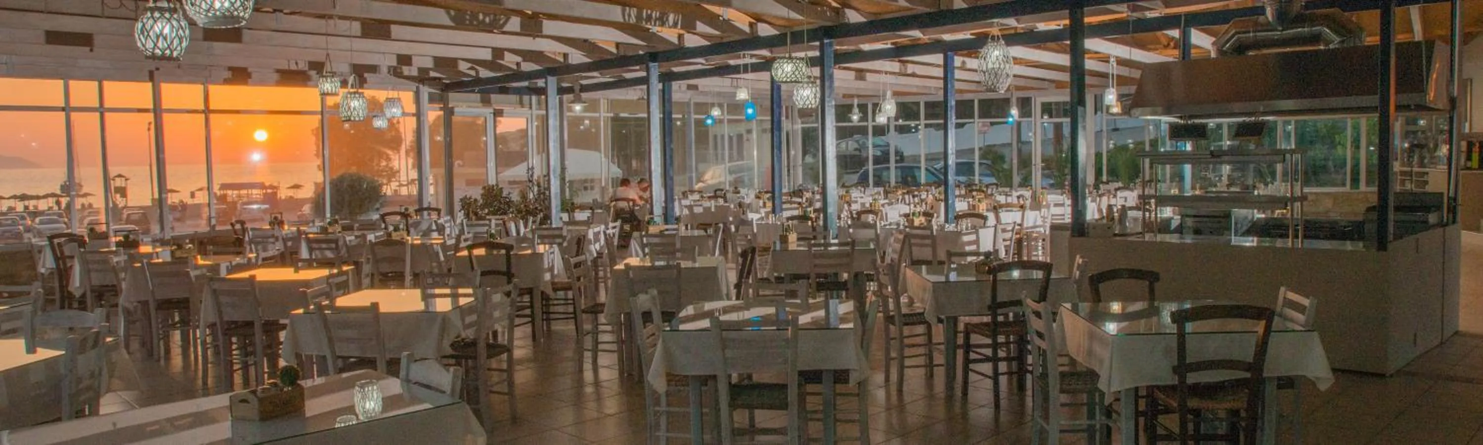 American breakfast in Fragiskos Hotel