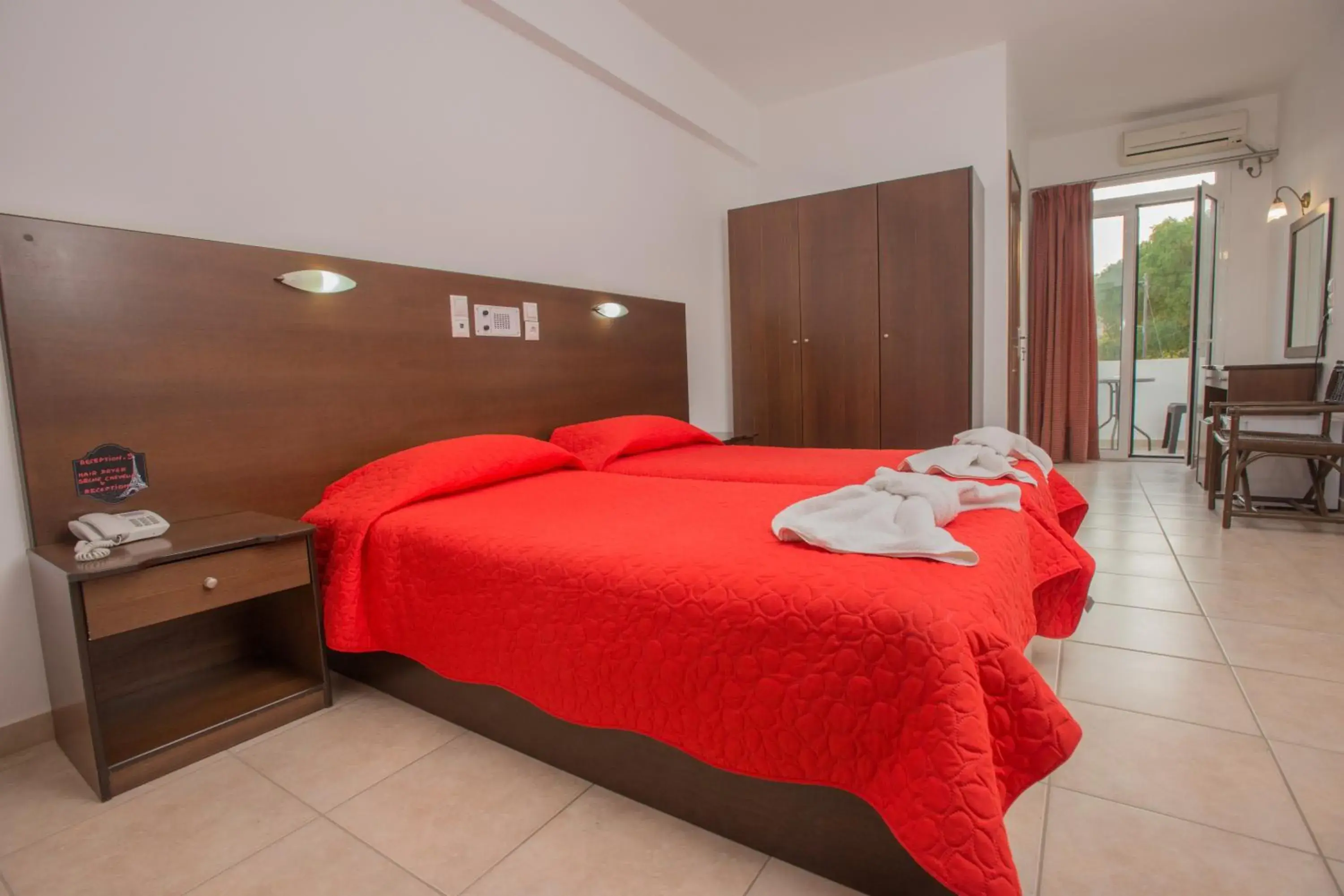 Bedroom, Bed in Fragiskos Hotel Bedroom, Bed in Fragiskos Hotel