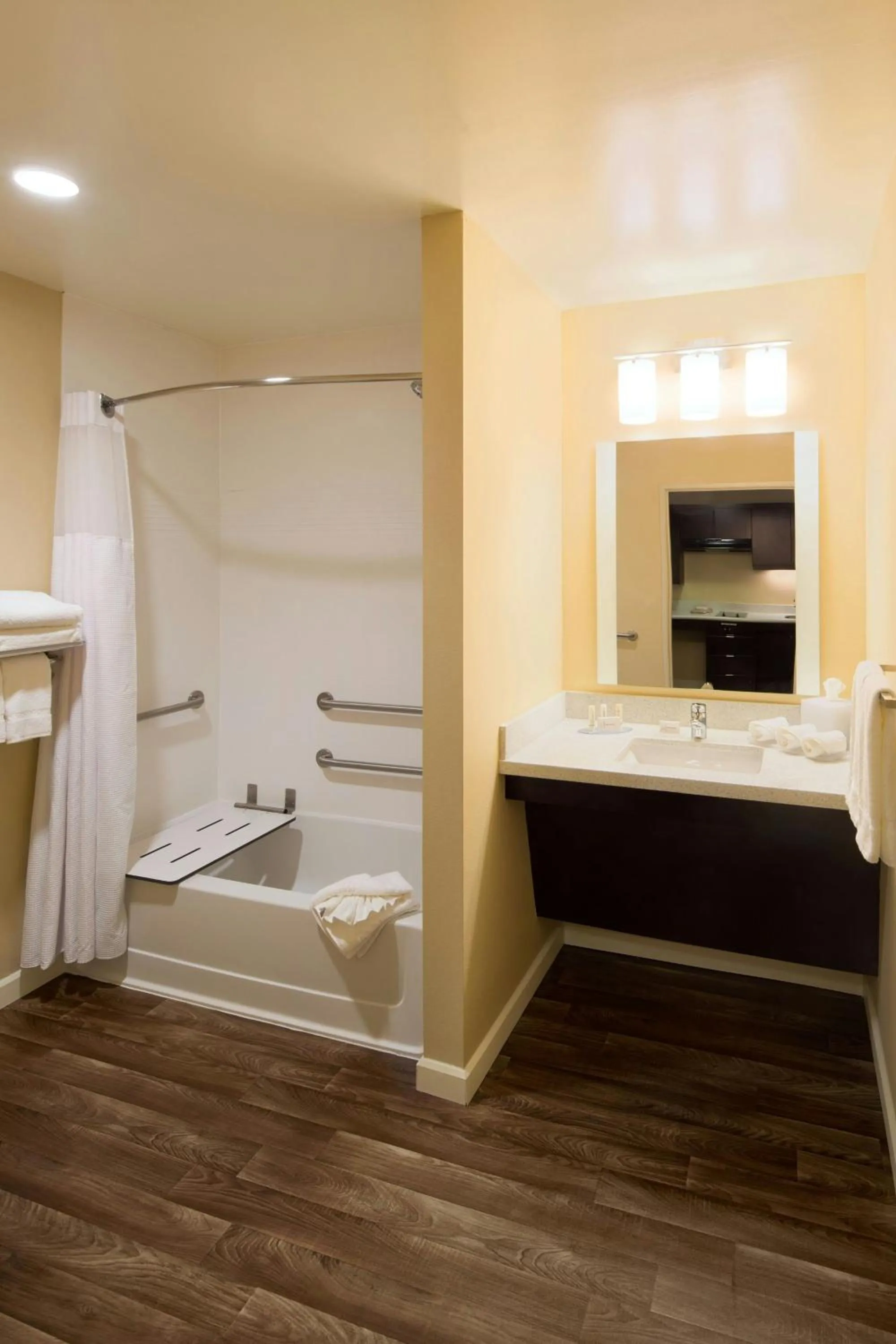 Bathroom in TownePlace Suites by Marriott Austin Round Rock