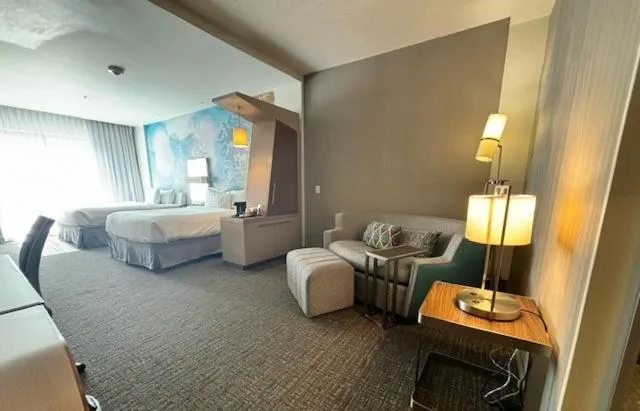 Seating area, Bed in Courtyard by Marriott Deptford