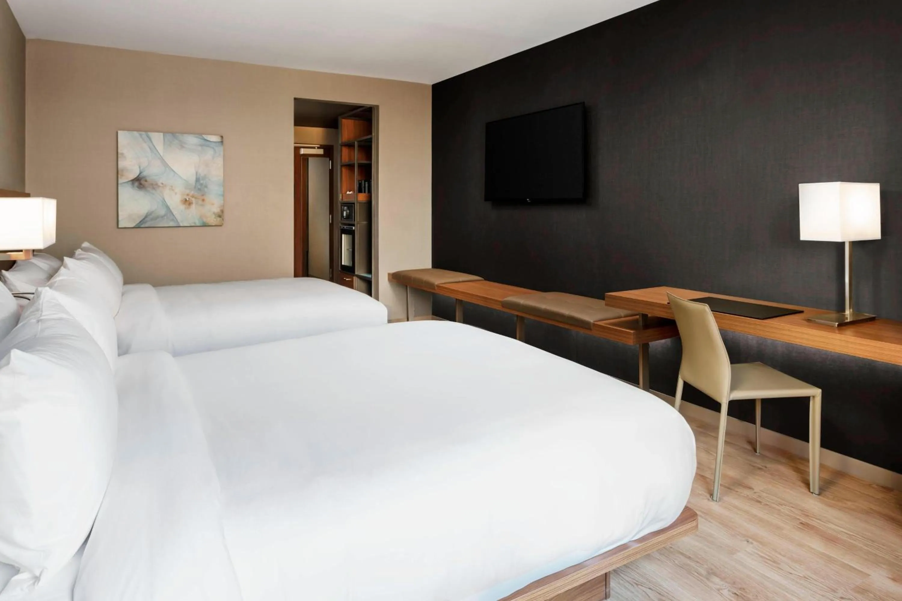 Photo of the whole room, Bed in AC Hotel by Marriott Chapel Hill Downtown