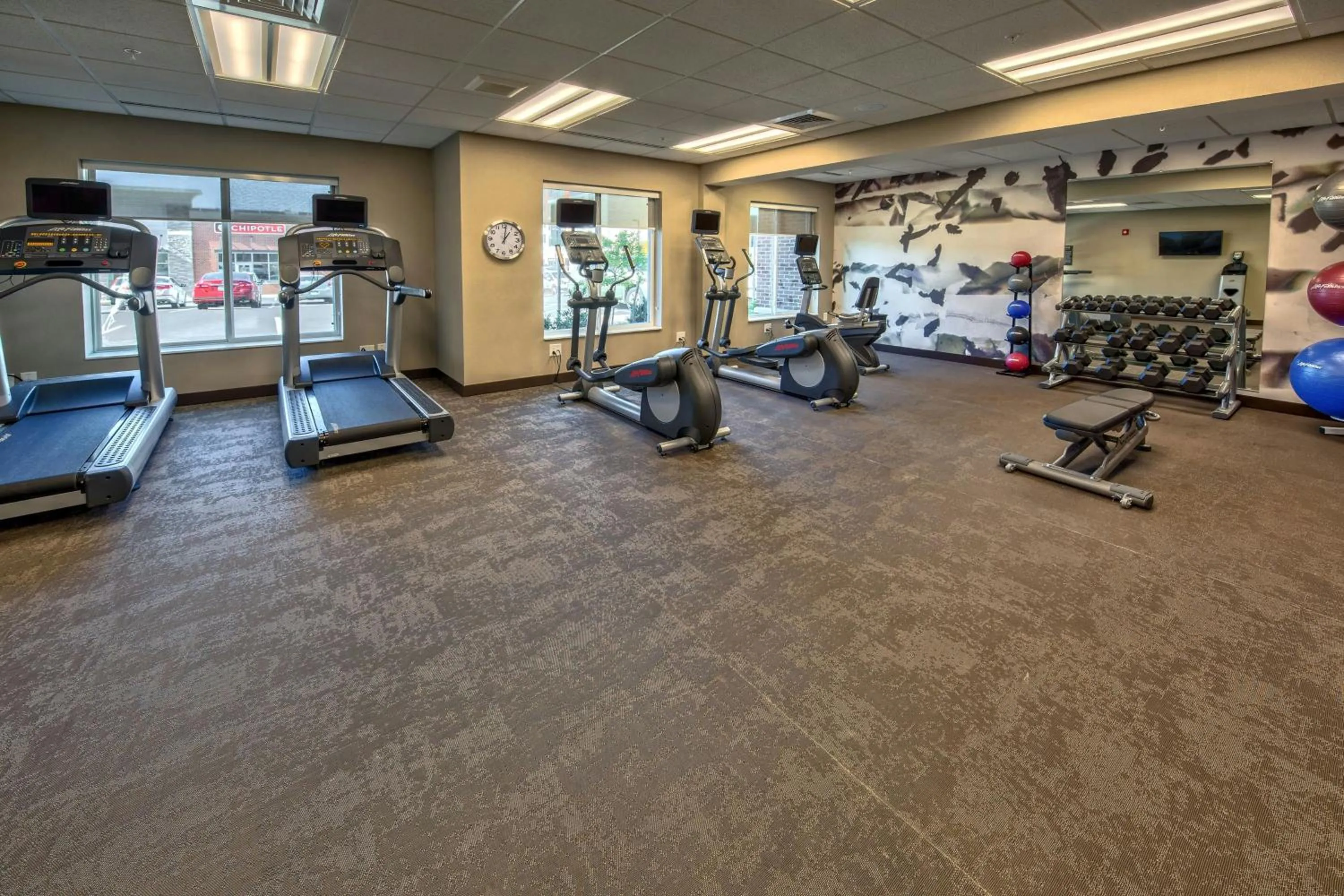 Fitness centre/facilities in Residence Inn by Marriott Blacksburg-University