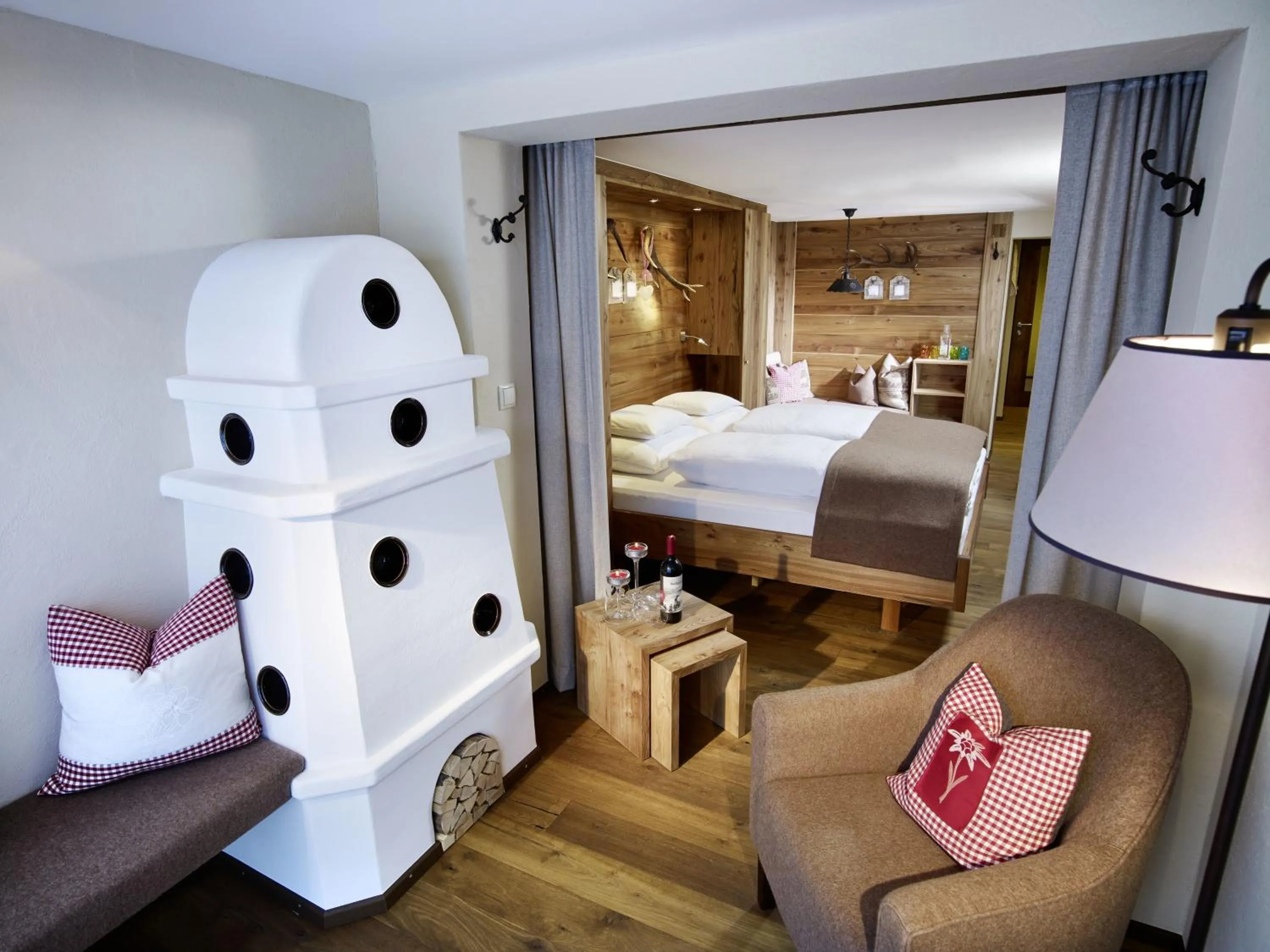 Photo of the whole room, Bed in Hotel Alpenfriede