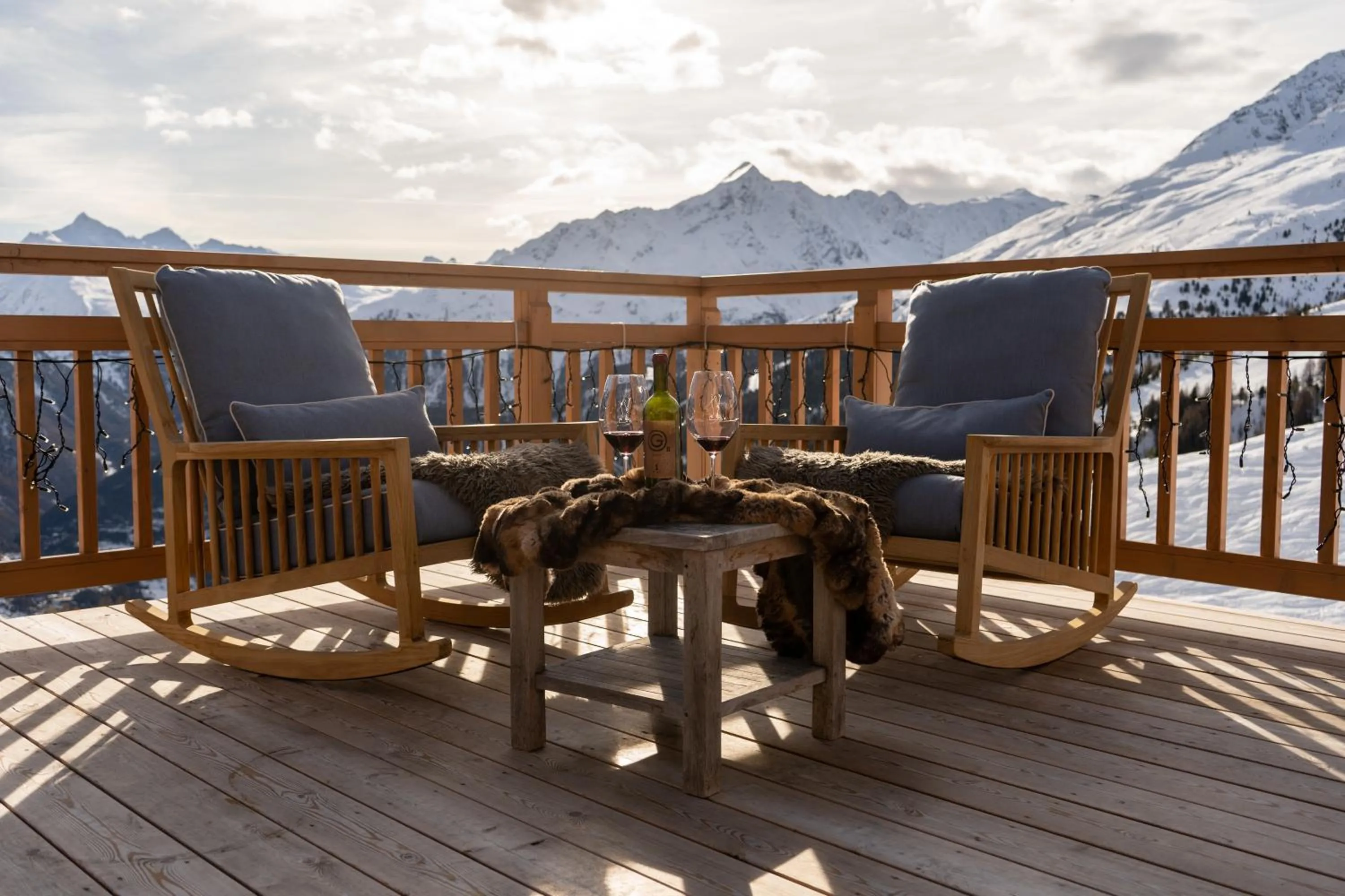 Balcony/Terrace in Hotel Alpenfriede