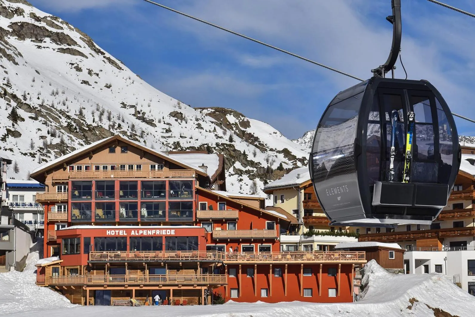 Property building in Hotel Alpenfriede