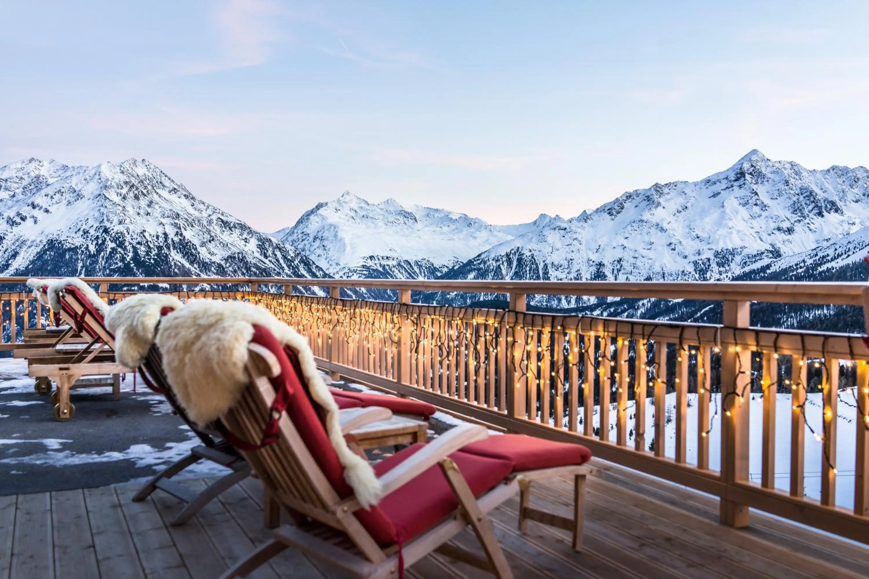 Balcony/Terrace in Hotel Alpenfriede