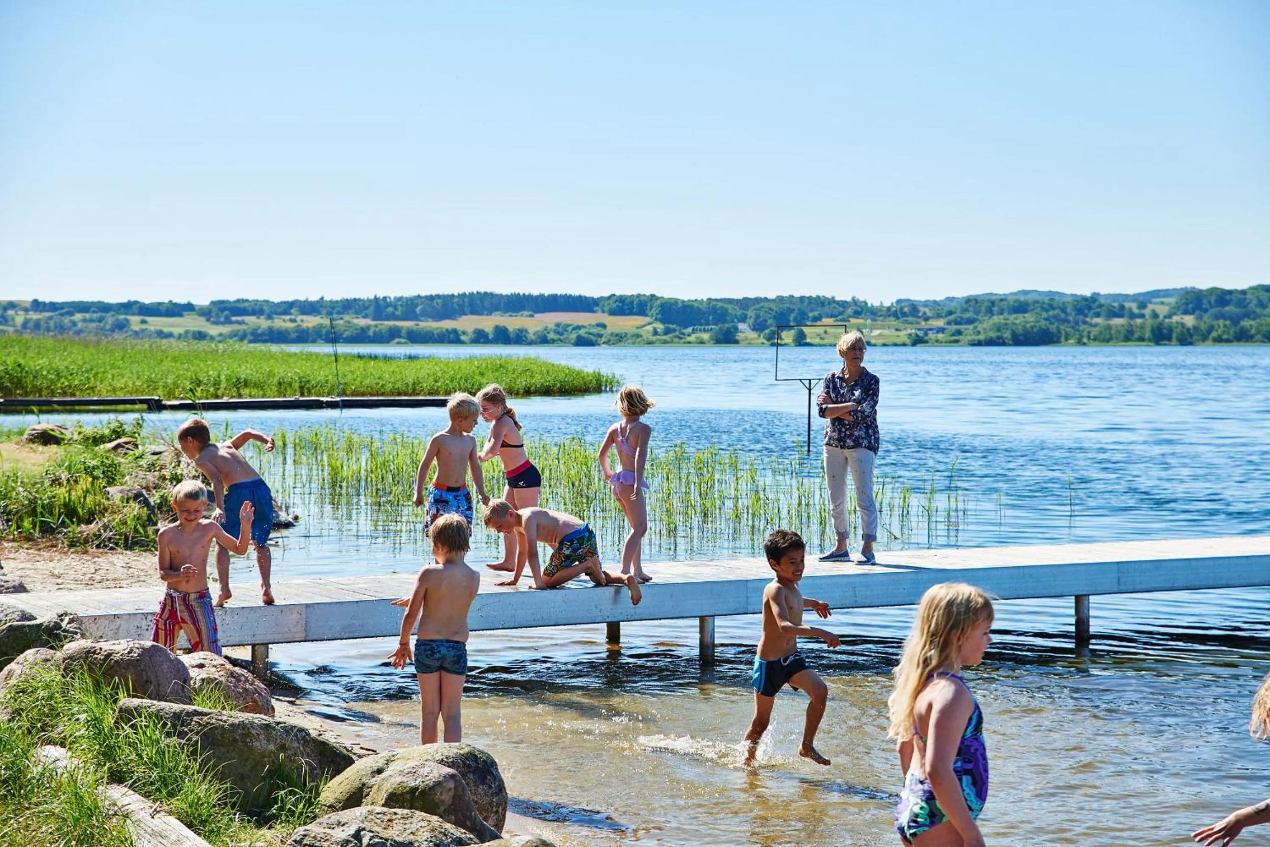 Beach in Danhostel Skanderborg