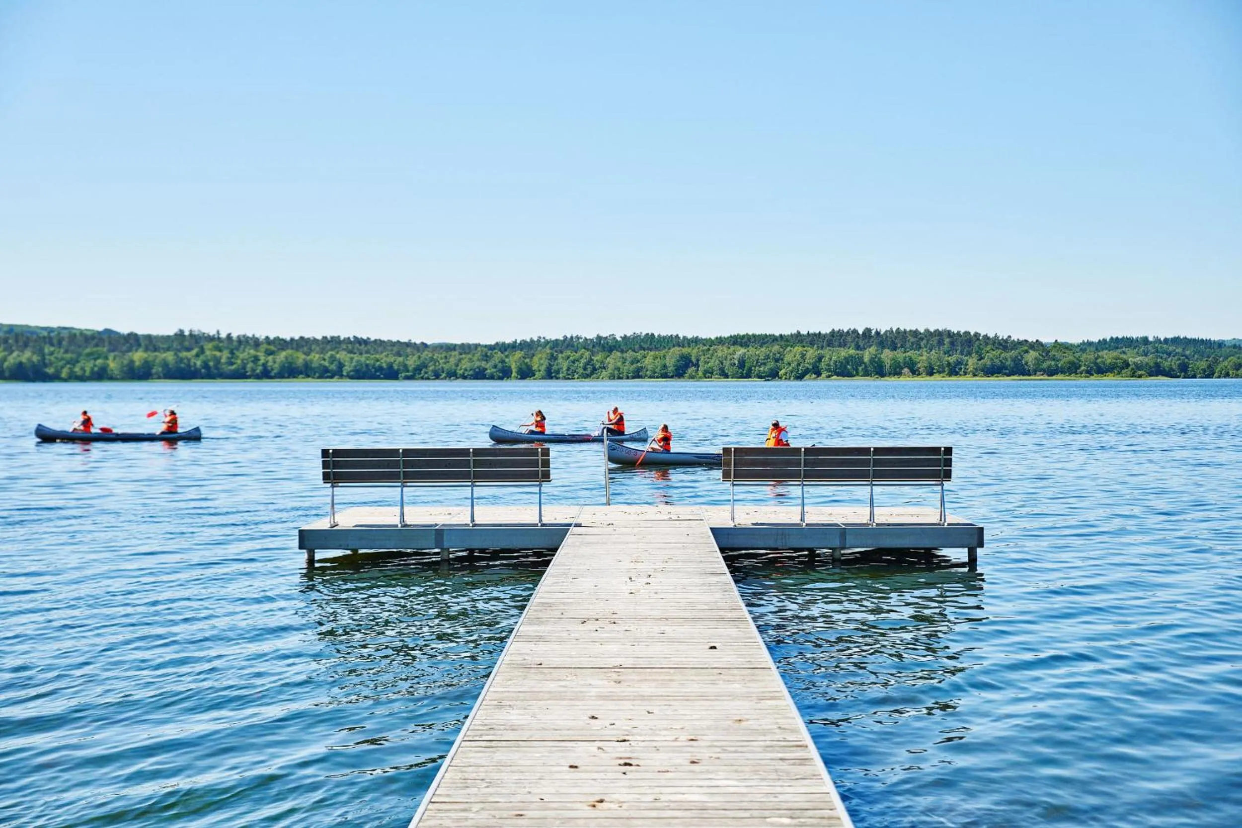 Natural landscape in Danhostel Skanderborg
