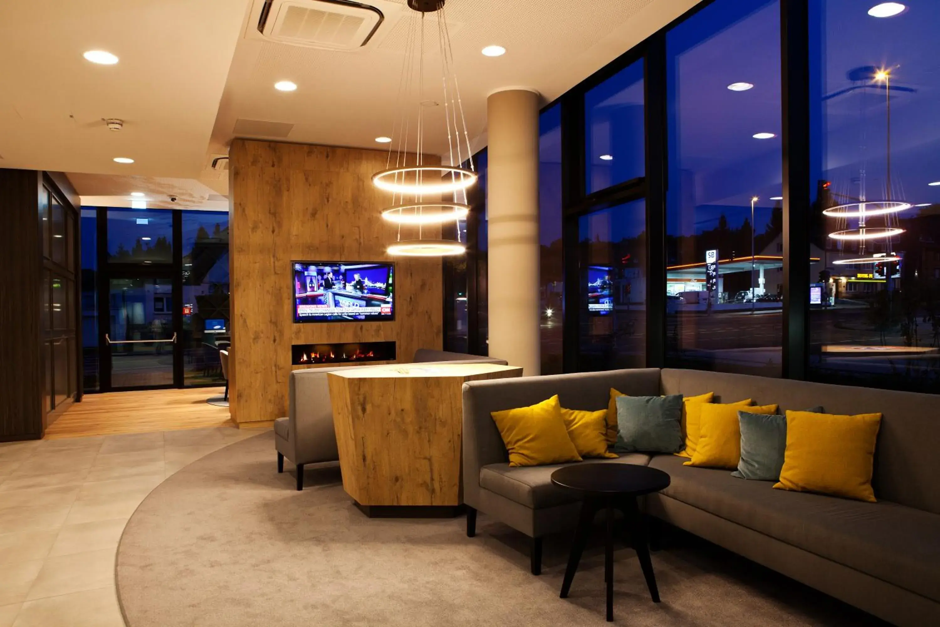 Lobby or reception in Hampton By Hilton Aachen Tivoli Lobby or reception in Hampton By Hilton Aachen Tivoli